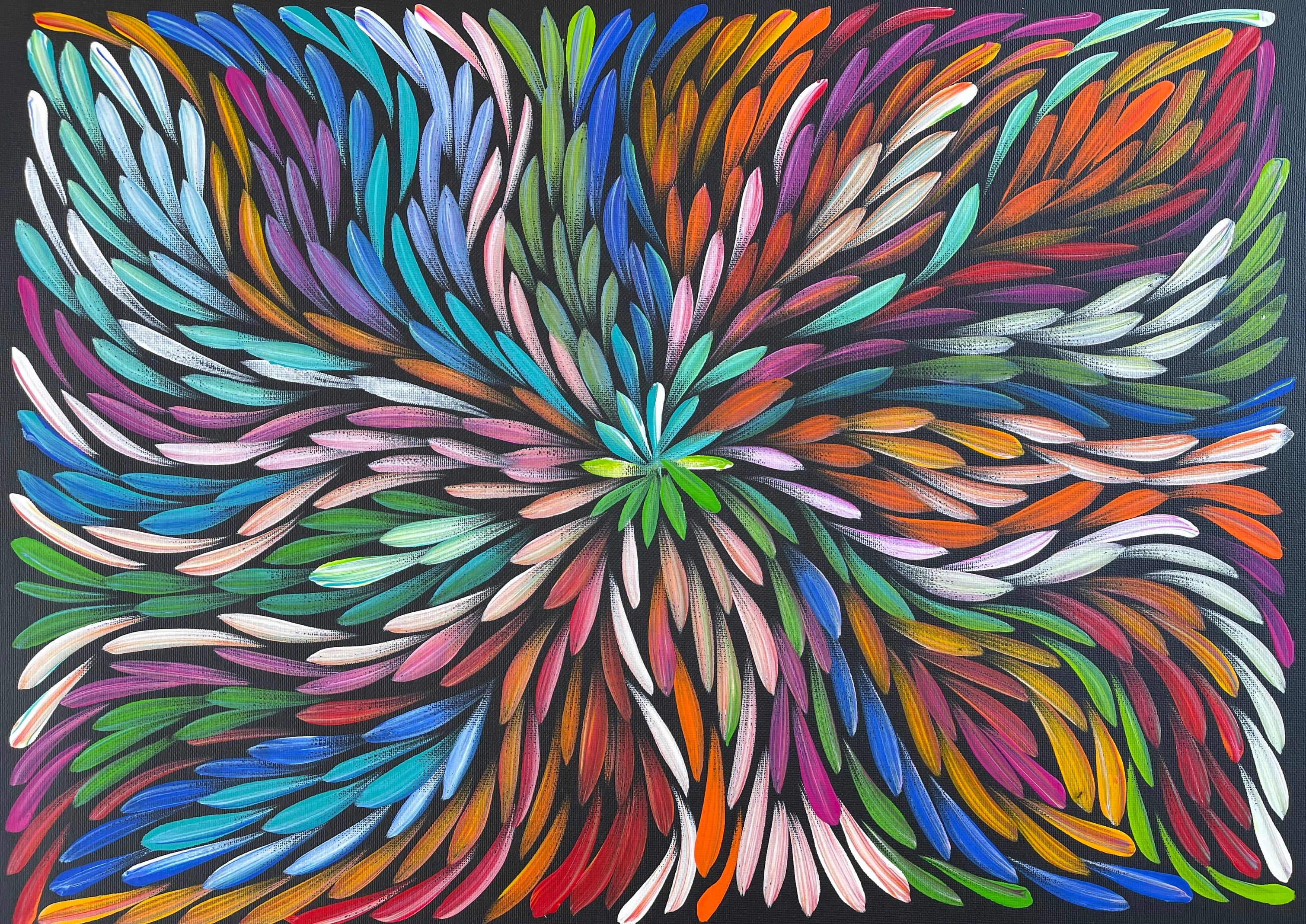 Sharon Numina - Bush Medicine Leaves- 36x52cm .28-35