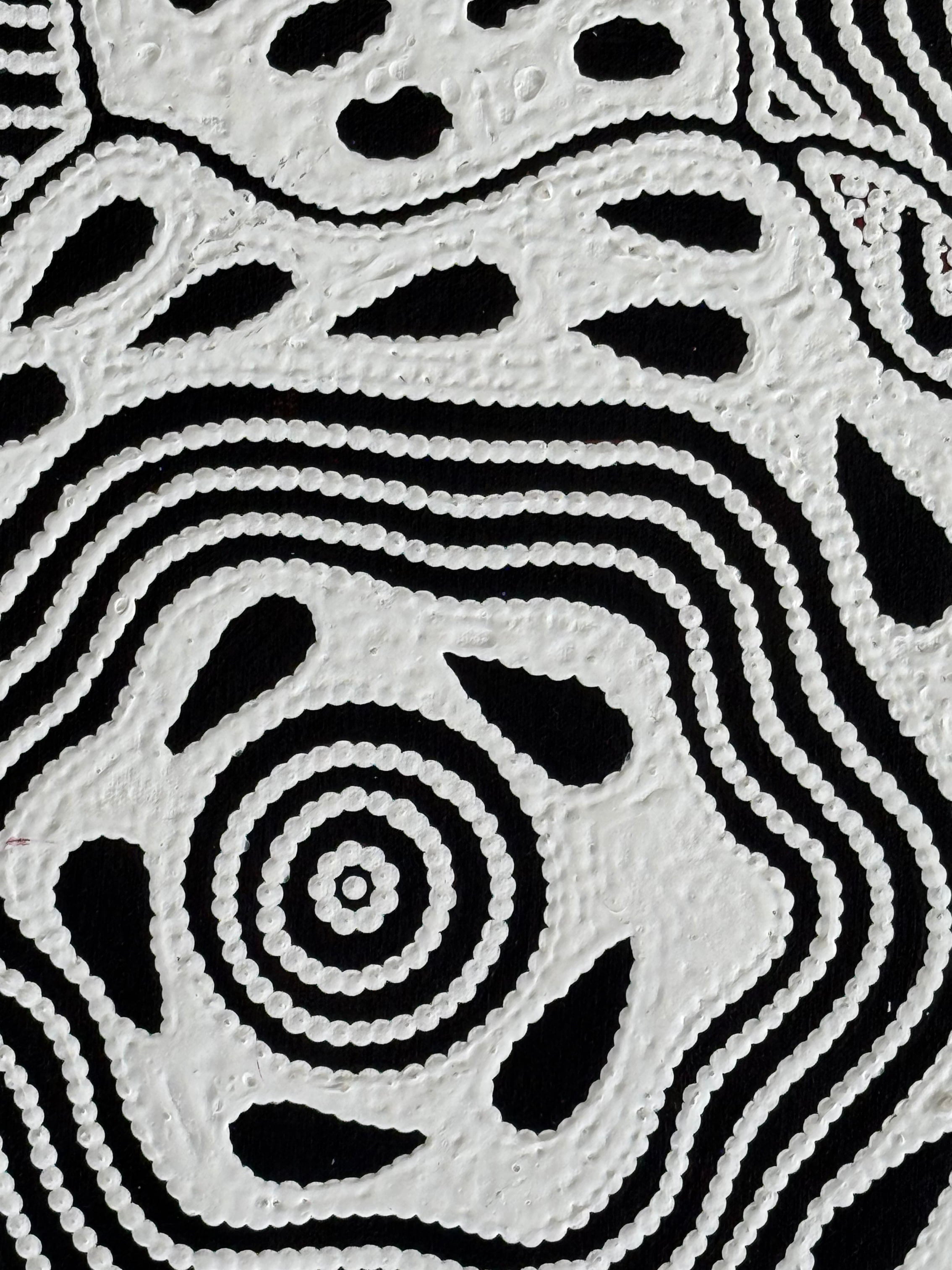 Ursula Napangardi Hudson - Pikilyi Jukurrpa (Vaughan Springs Dreaming)