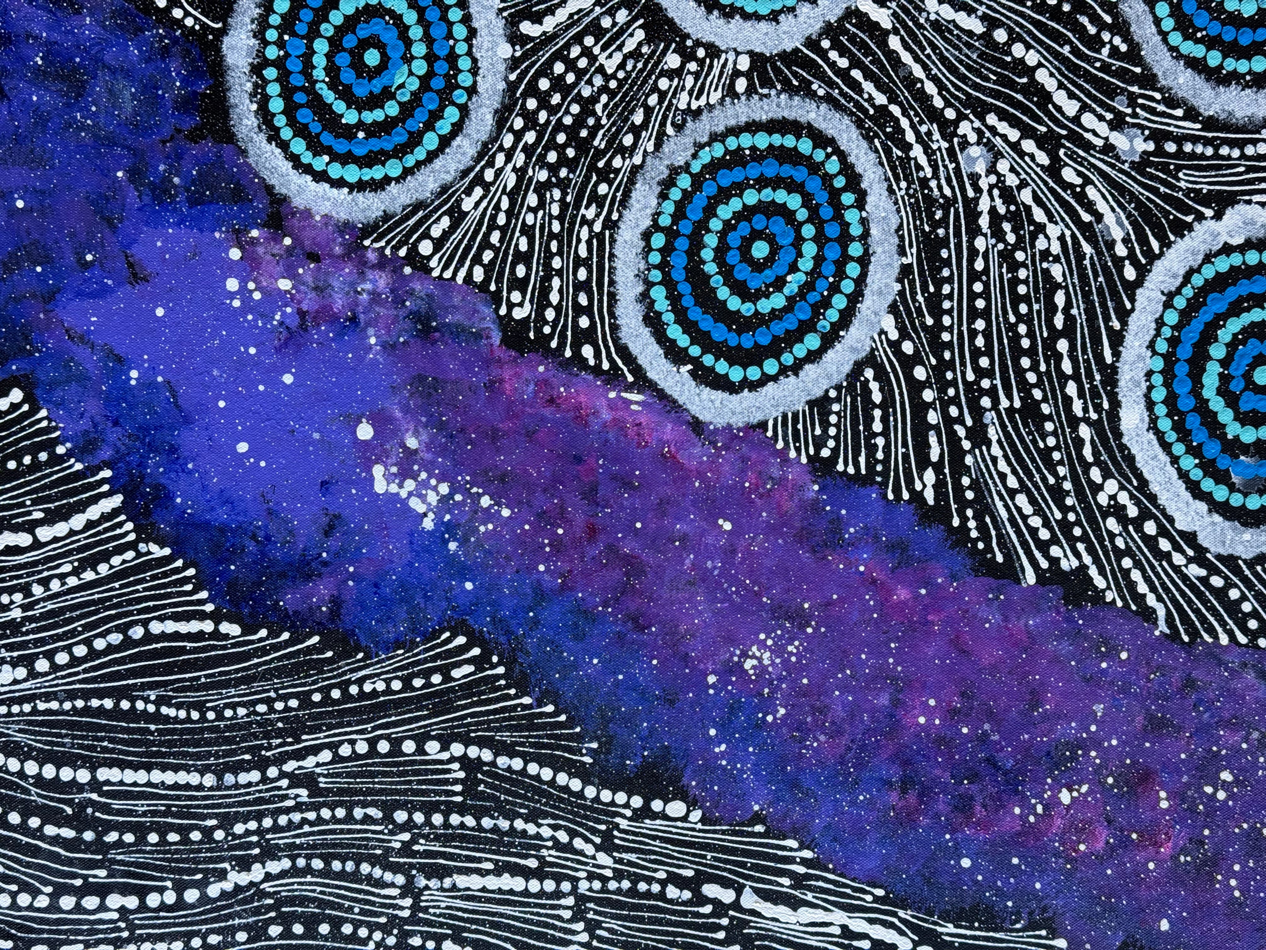 Maria Nampijinpa Brown - Seven Sisters Dreaming .78-1
