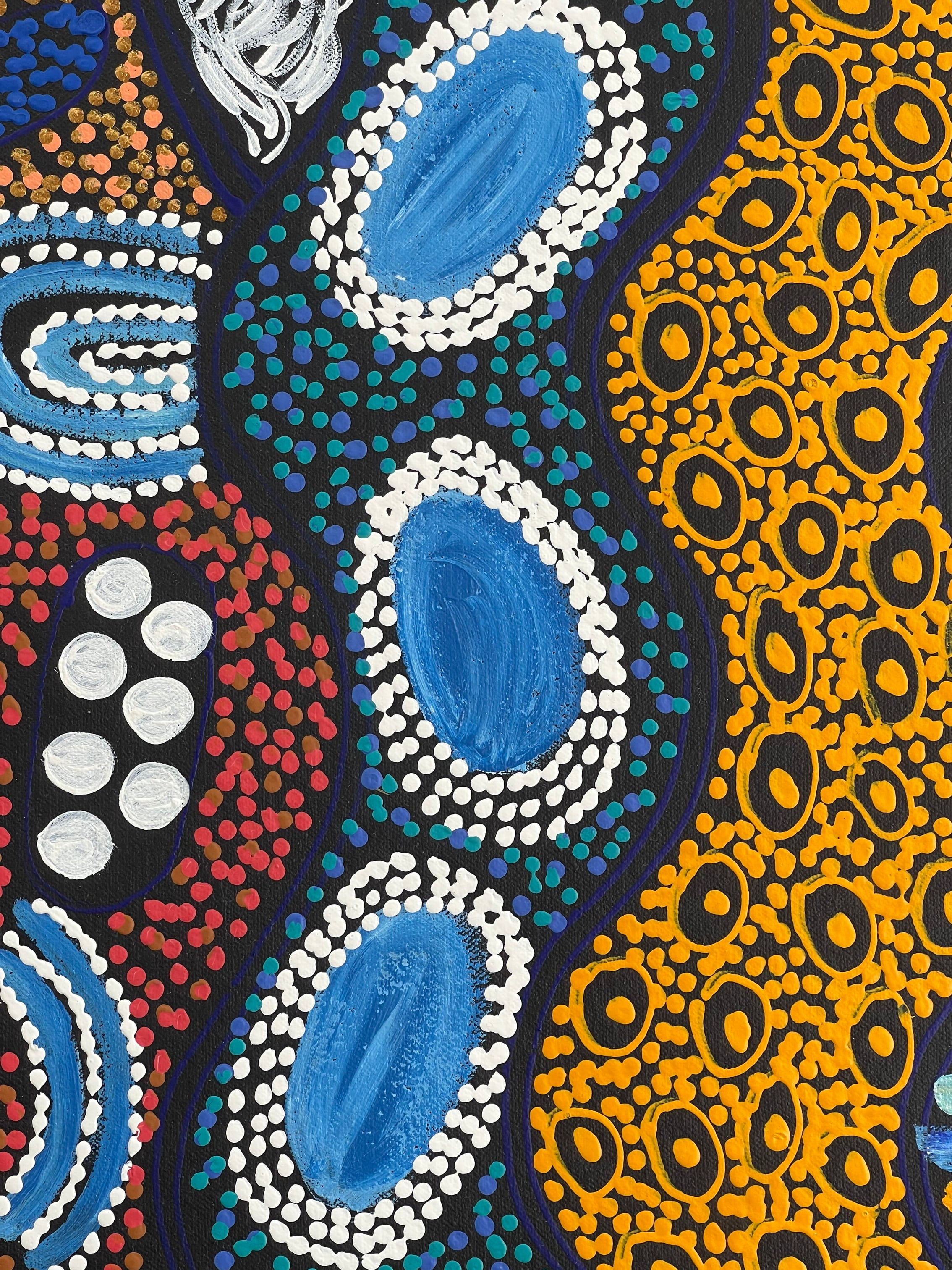 Lanita Numina - Women Collecting Bushtucker - 93x97cm .56-13