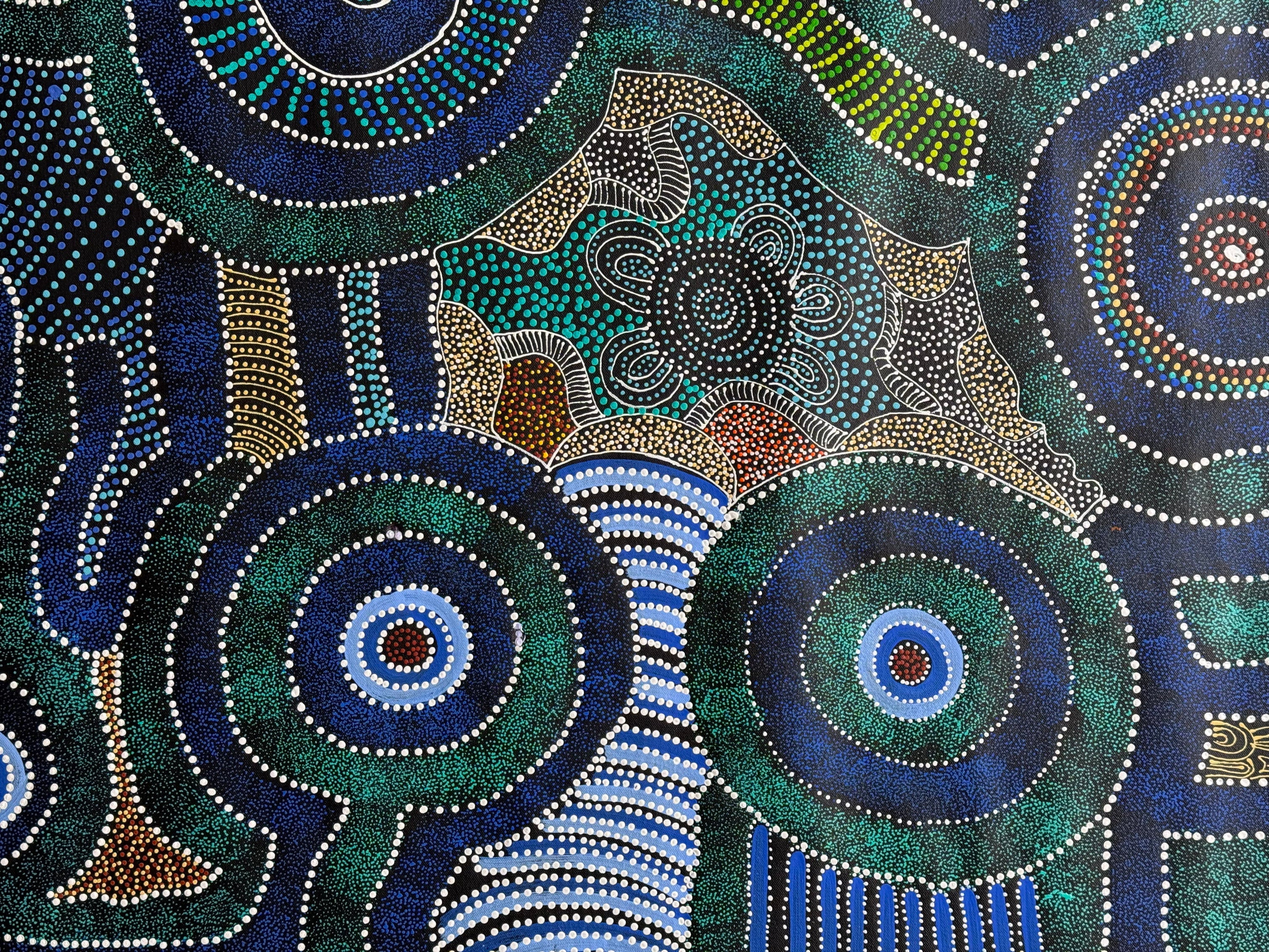 Caroline Numina - Lizard Story (My Country) - 150x91cm .36-7