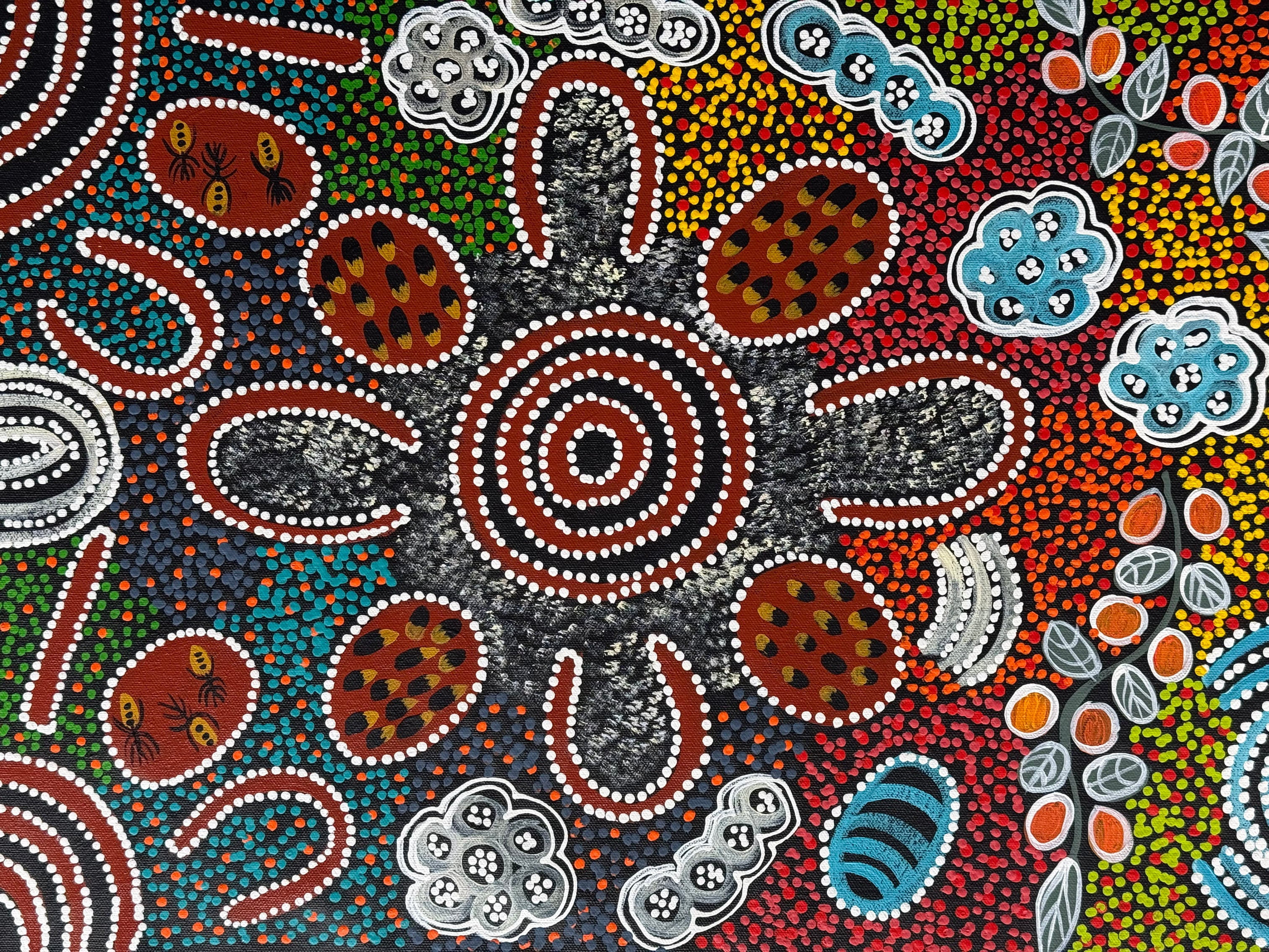 Lanita Numina - Women Collect Bush Tucker - 149x42cm .13-10