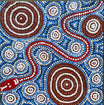 Steven Jakamarra Oldfield - Warna Jukurrpa (Snake Dreaming) - Stretched