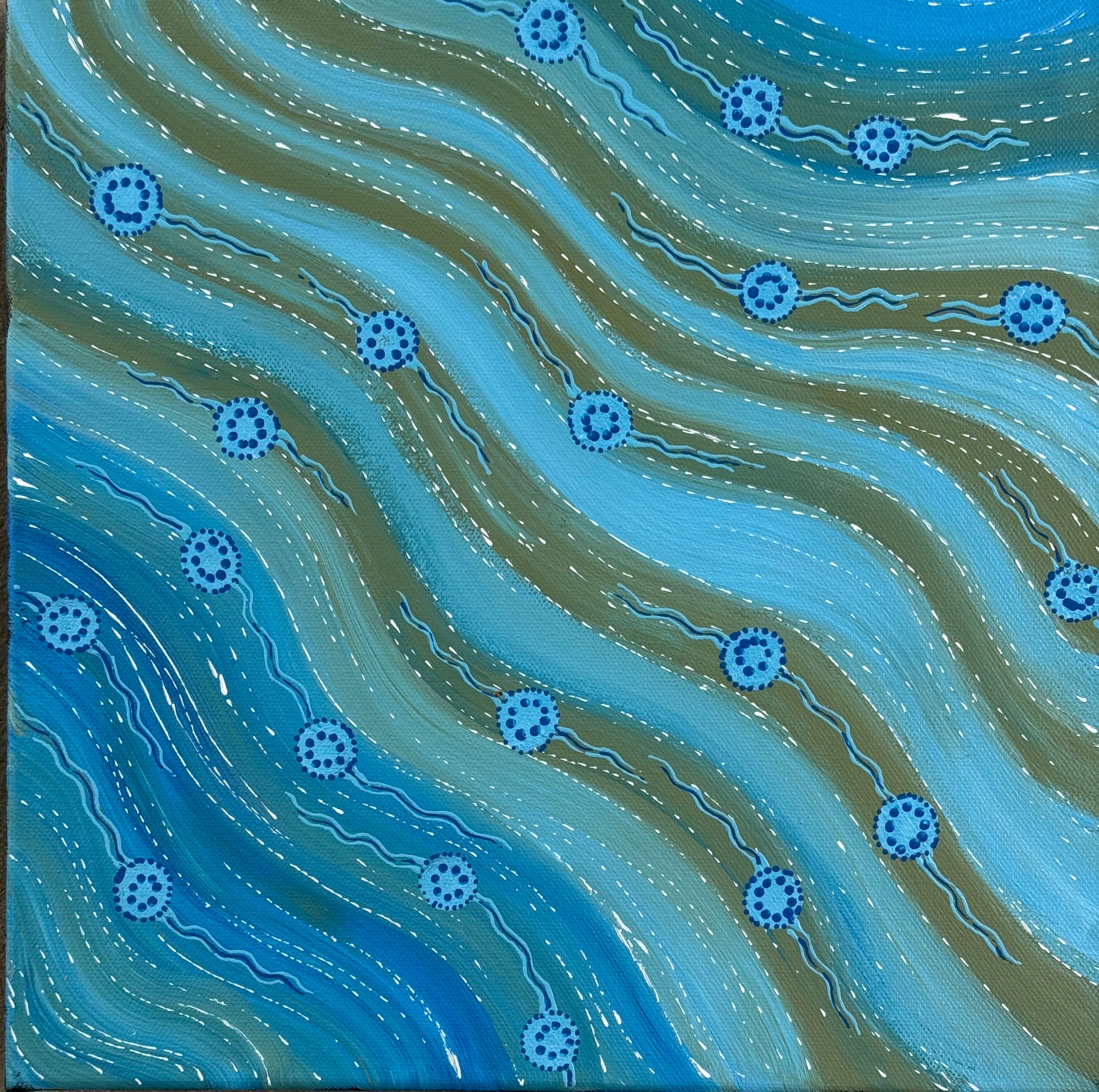 Deidre Burgoyne Rosier - Beautiful Water Dreams .39-9 *pre-stretched*