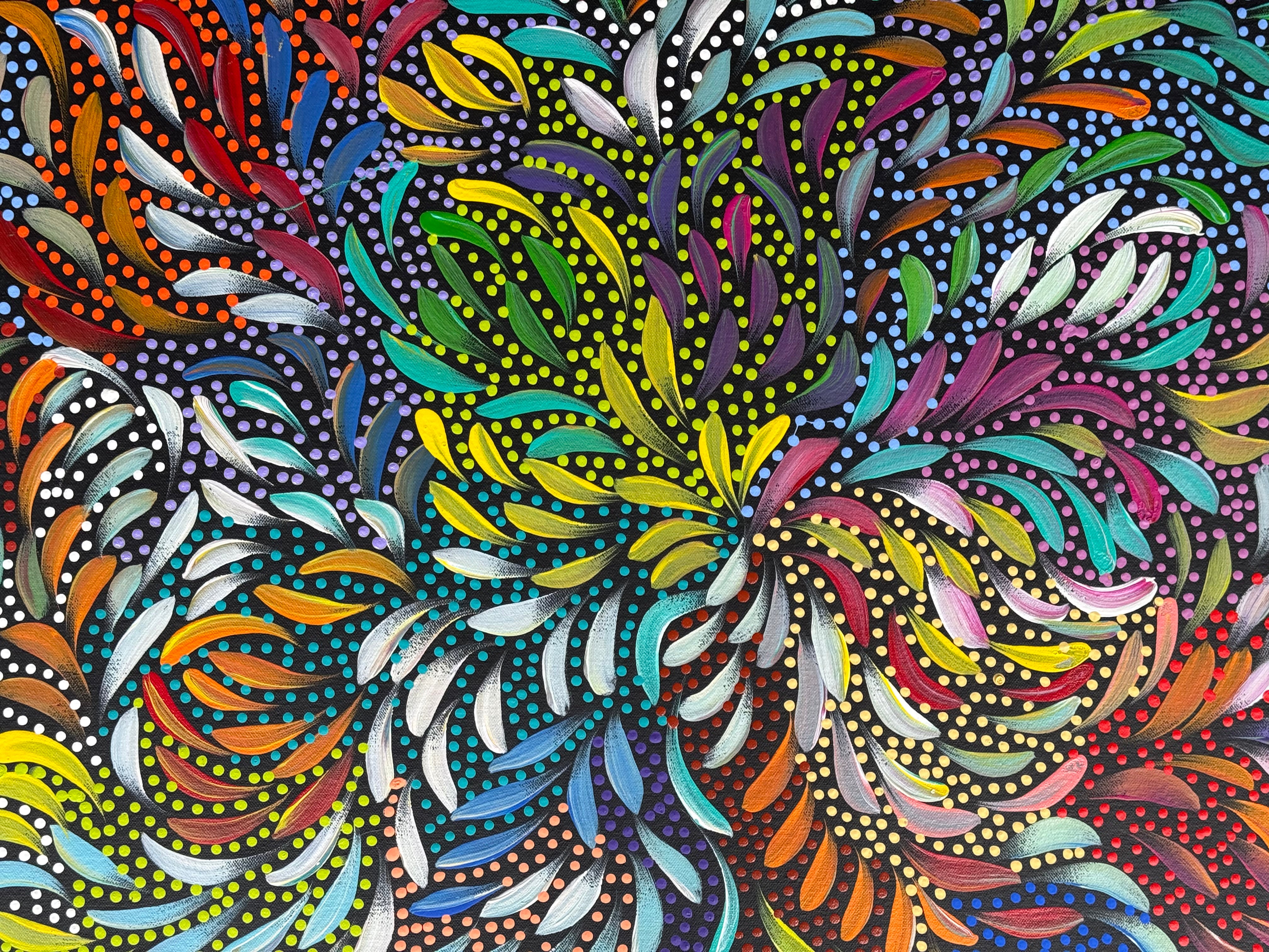 Caroline Numina - Seeded Bush Medicine Leaves .87-3