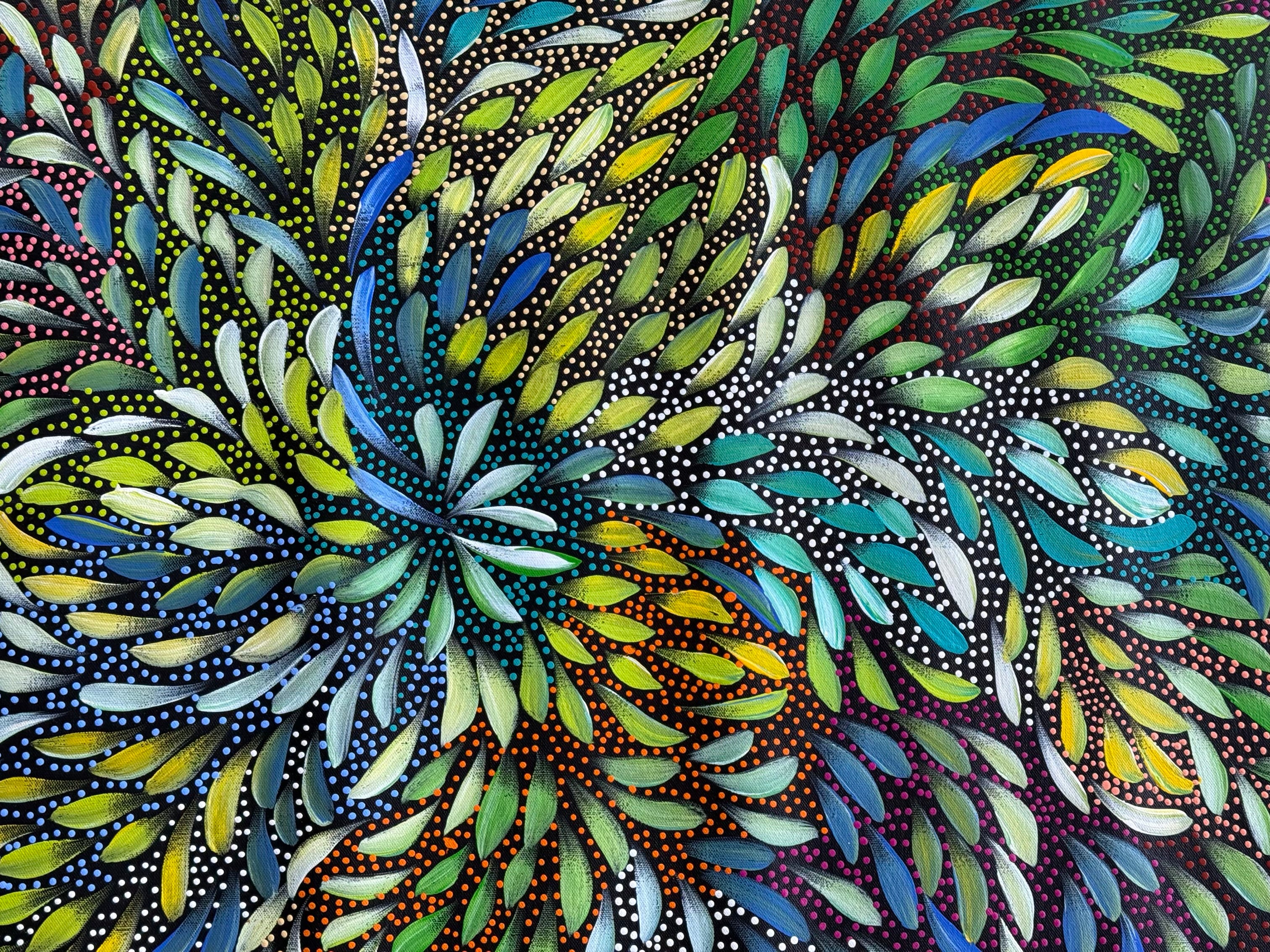 Caroline Numina - Seeded Bush Medicine Leaves .61-1