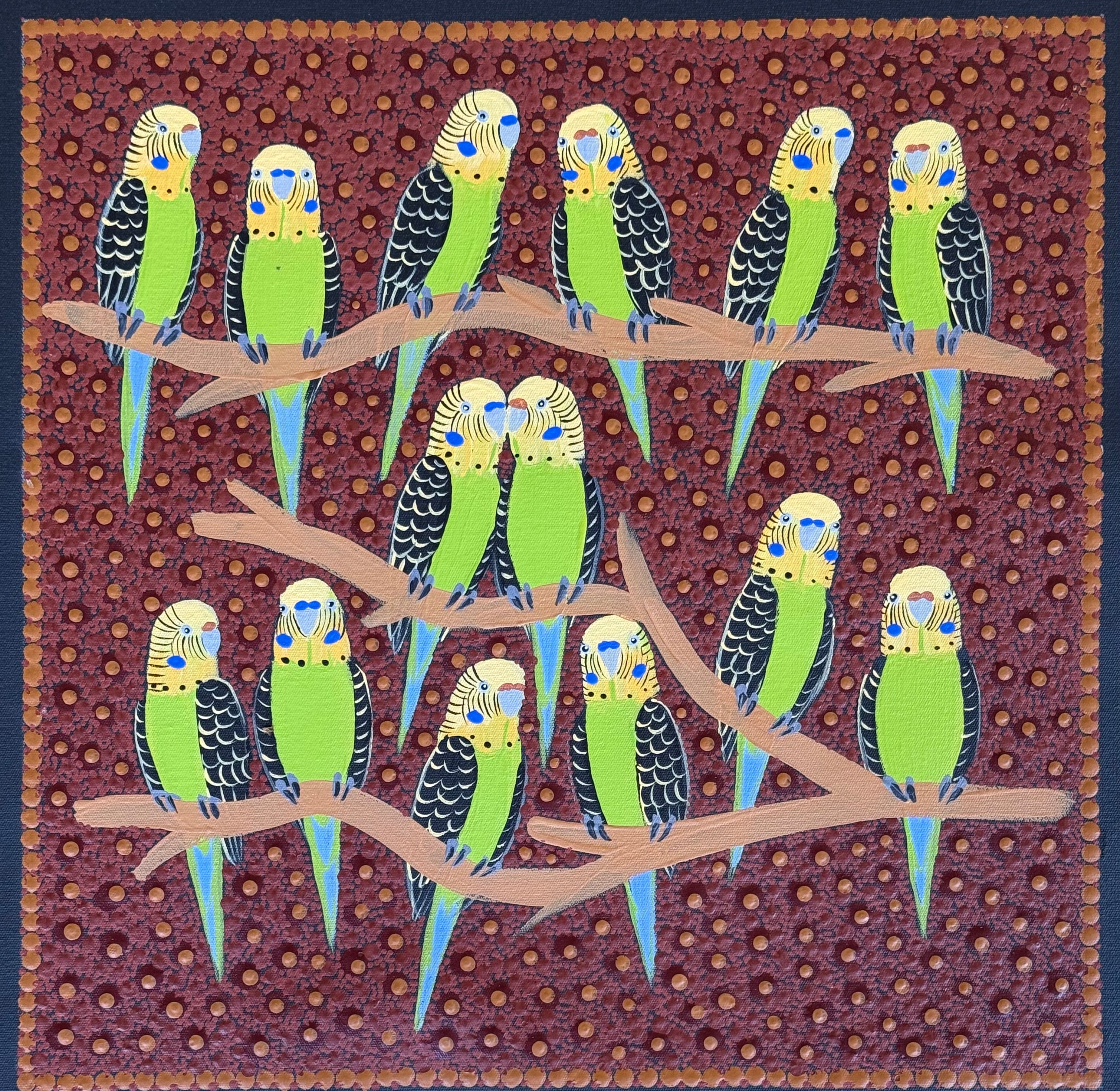 Kathleen Buzzacott - Budgies .88-13