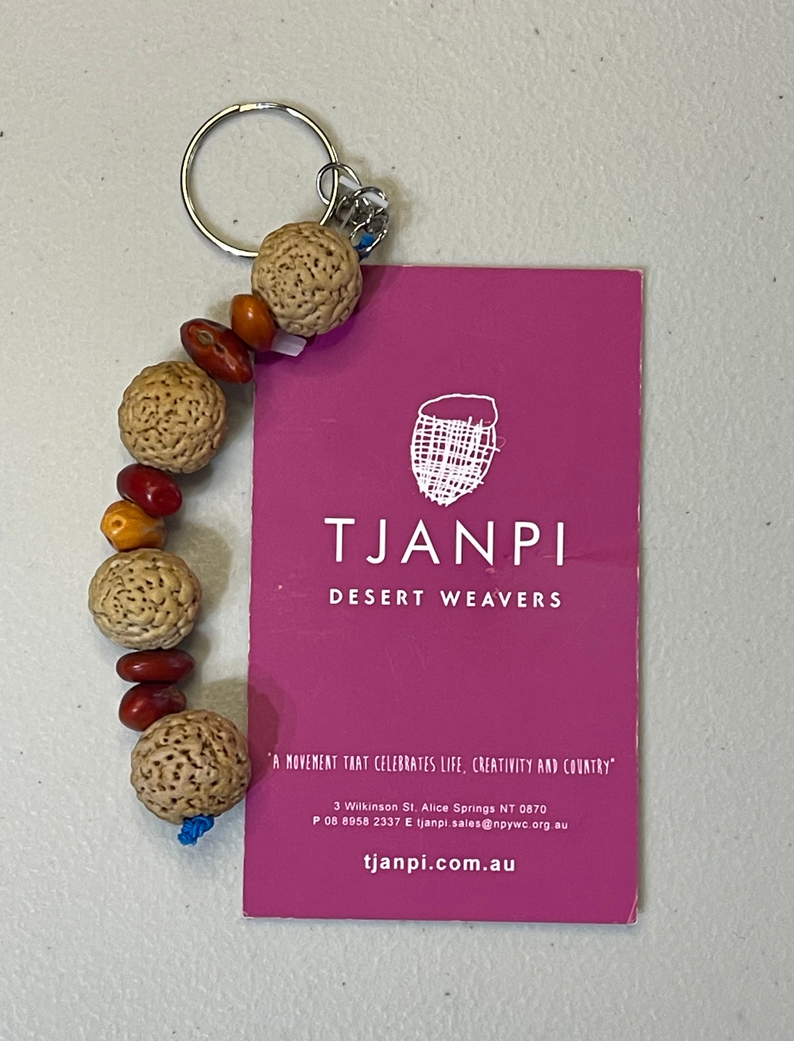 Painted Seed Keychain