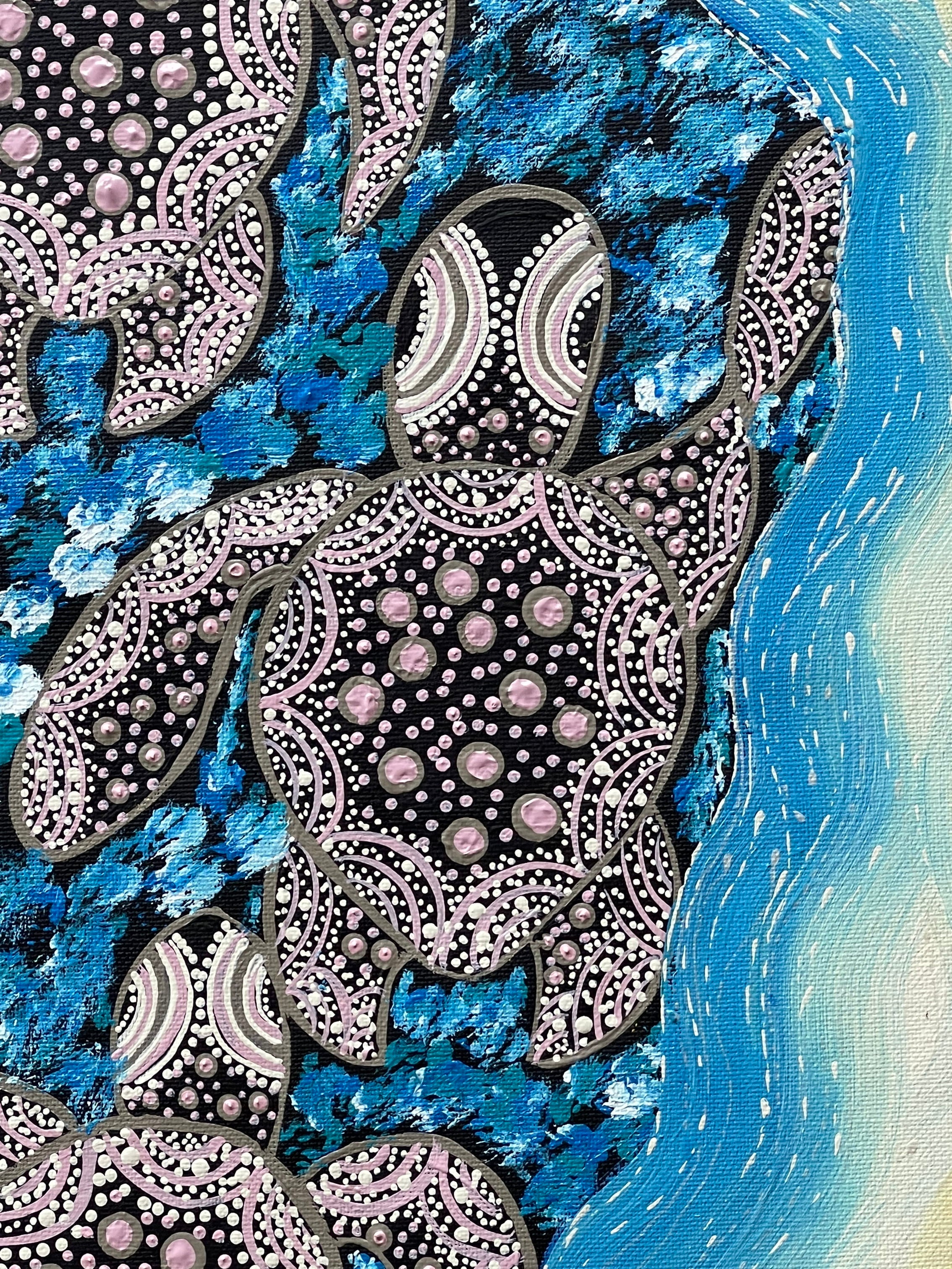 Deidre Burgoyne Rosier - Turtles Dreaming .34-16