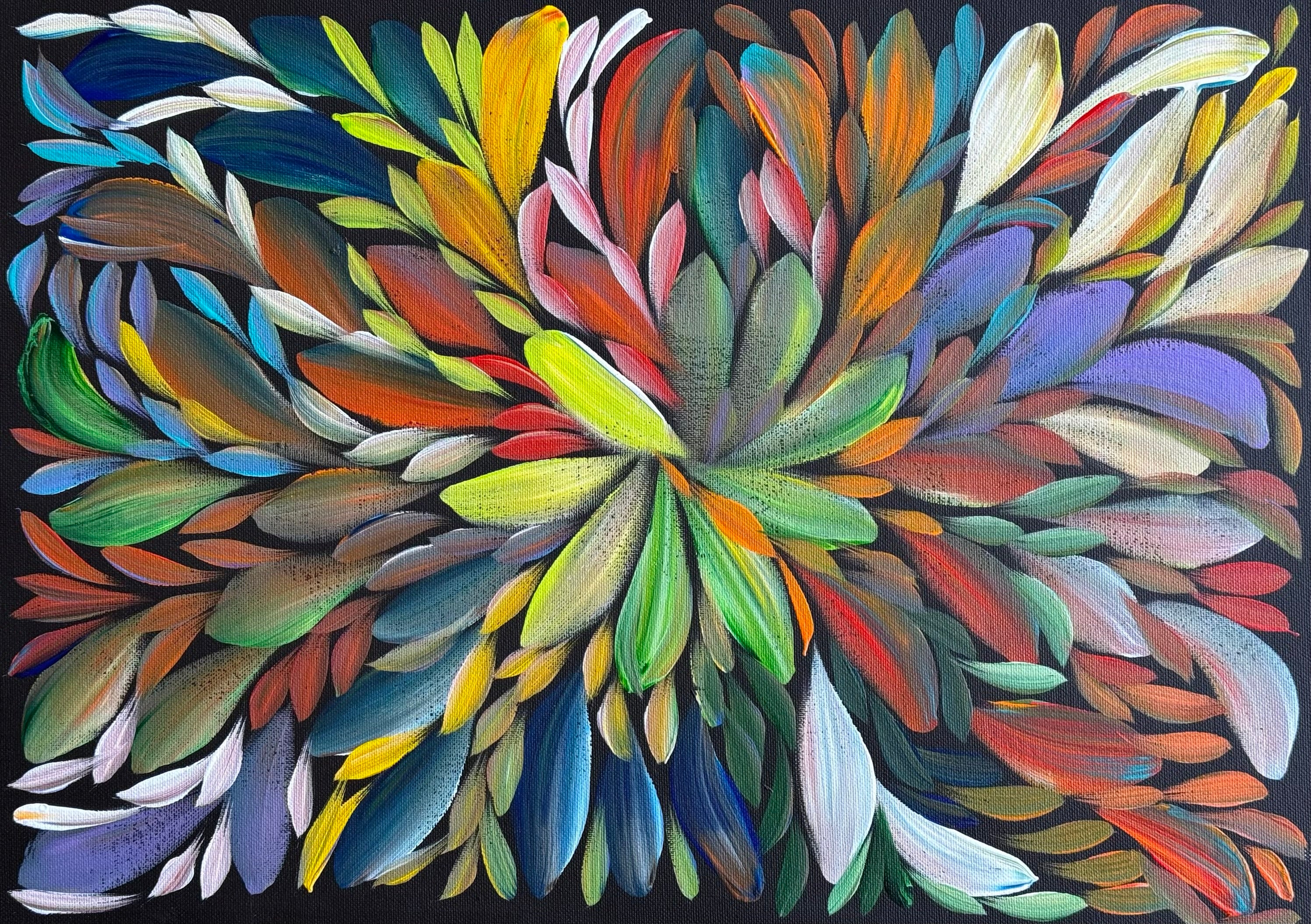 Louise Numina Napananka - Bush Medicine Leaves .22-2