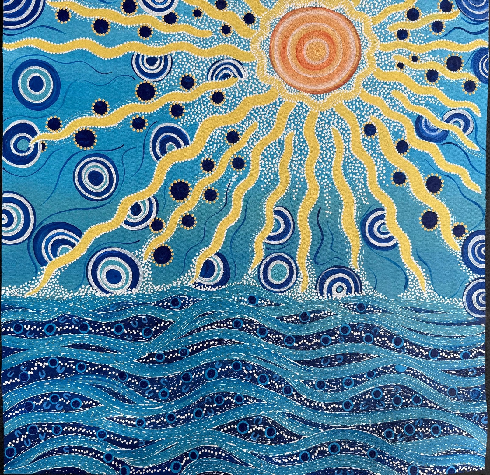 Deidre Burgoyne Rosier - Family Down the Beach .34-9