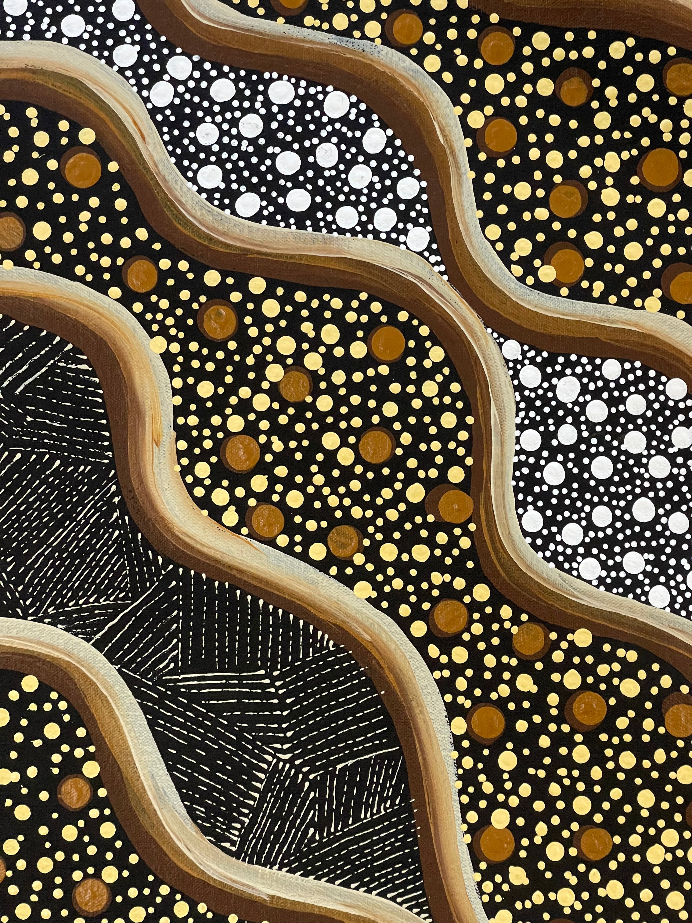 Deidre Burgoyne Rosier - Dry Hot Country - 59x58cm .12-11