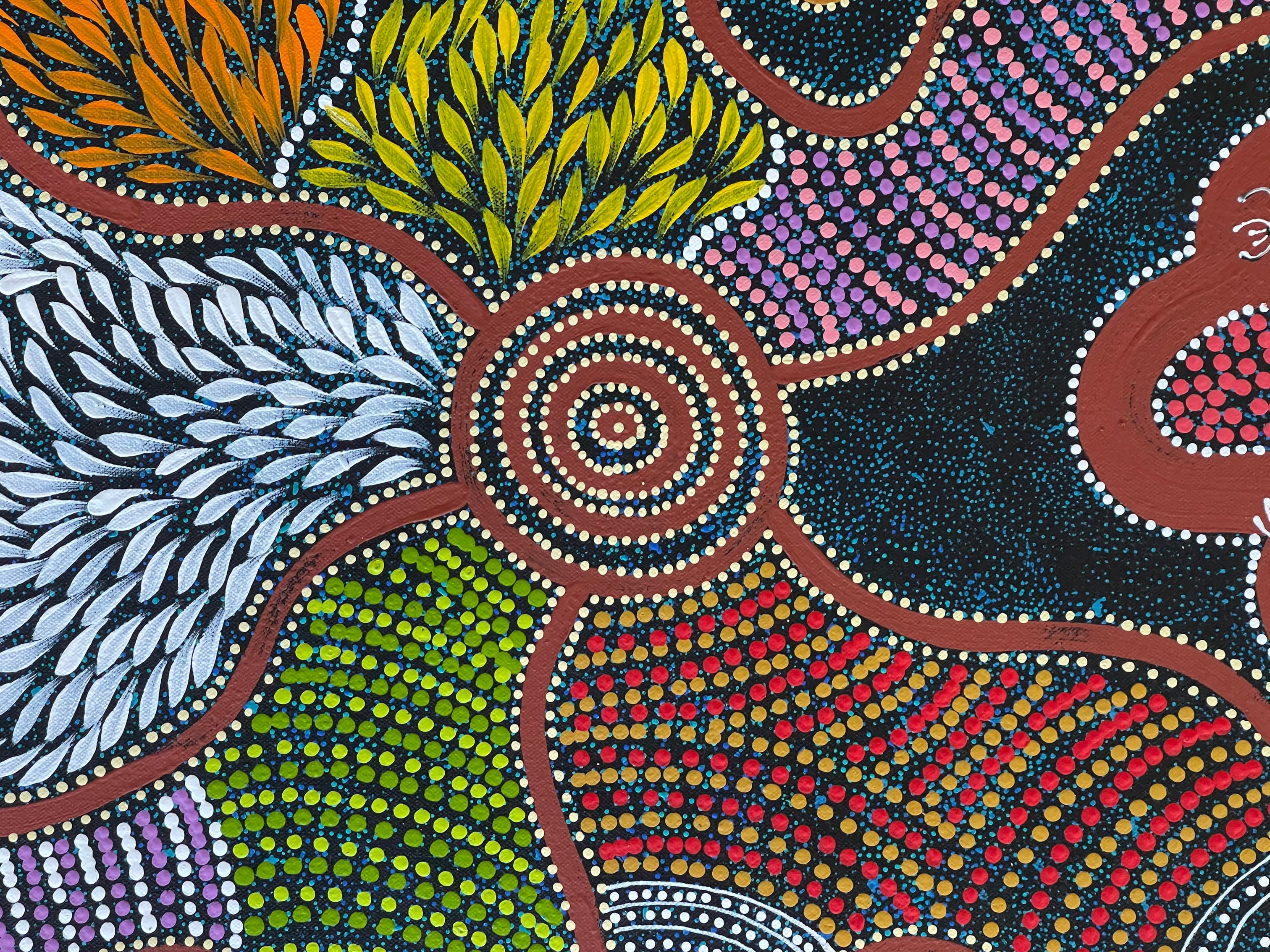 Caroline Numina - Bush Tucker - 82x55cm .79-12