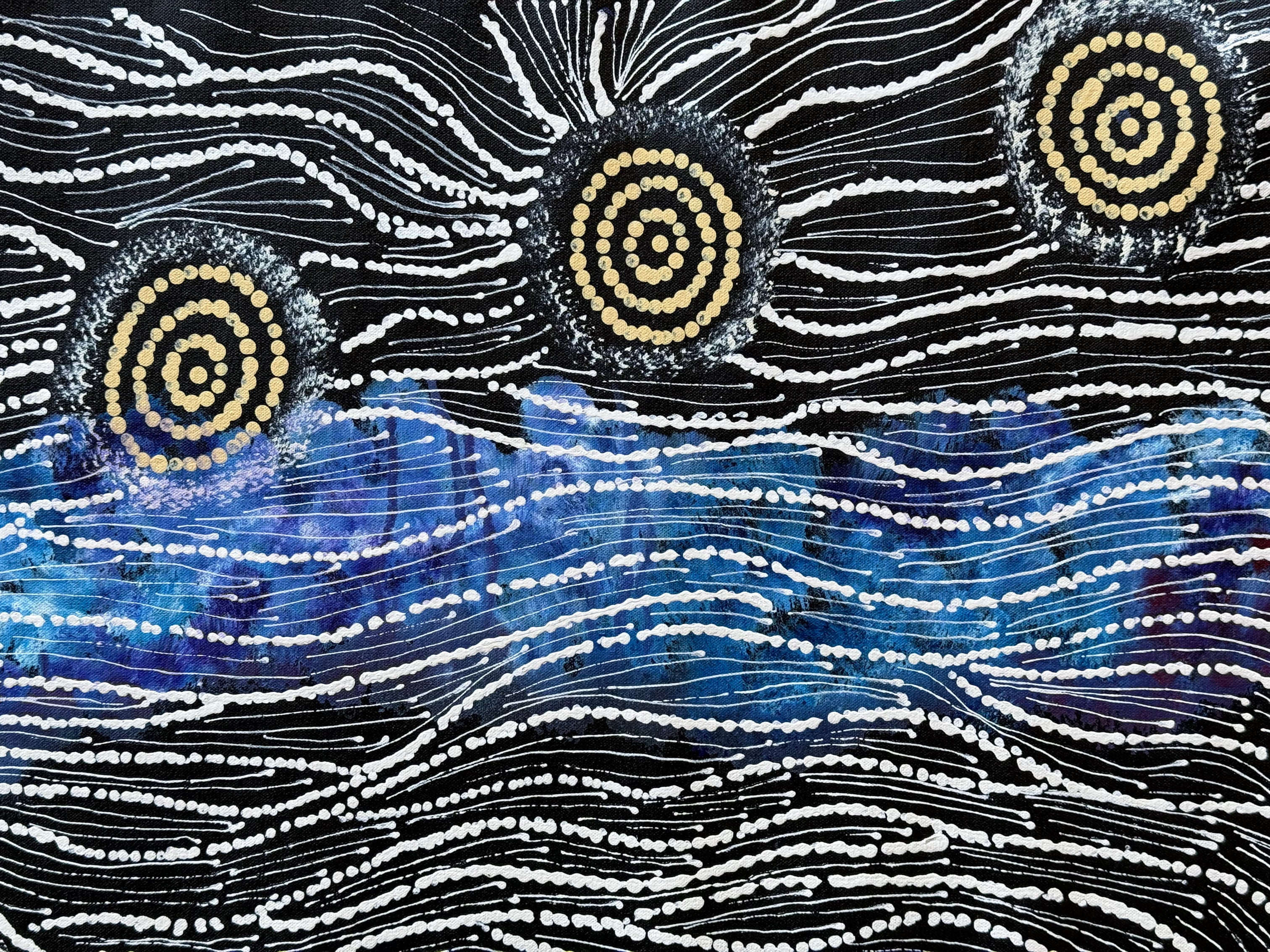 Maria Nampijinpa Brown - Seven Sisters Dreaming - 149x42cm .35-7