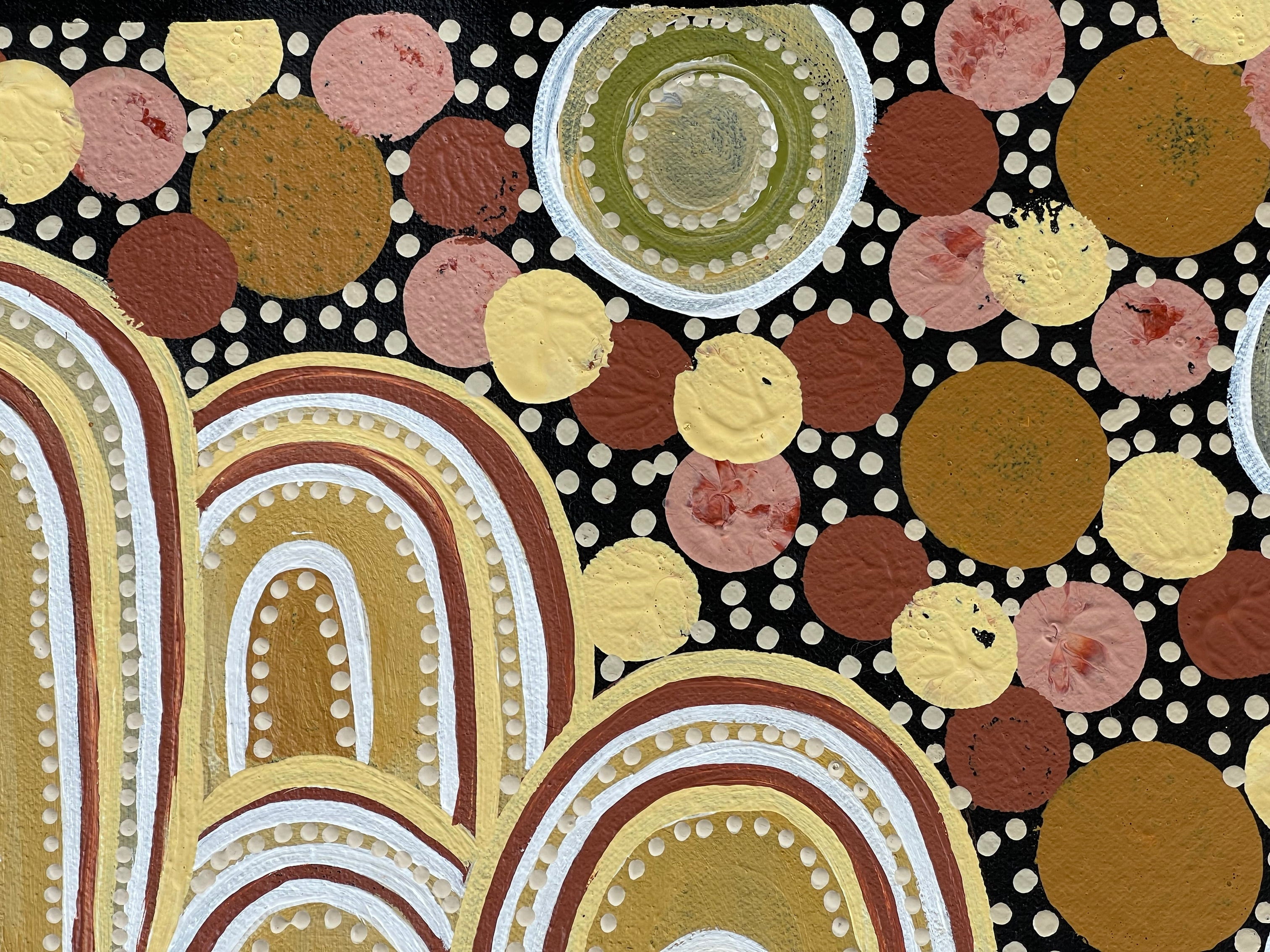 Deidre Burgoyne Rosier - Families Looking/Found Water - 59x117cm .47-5