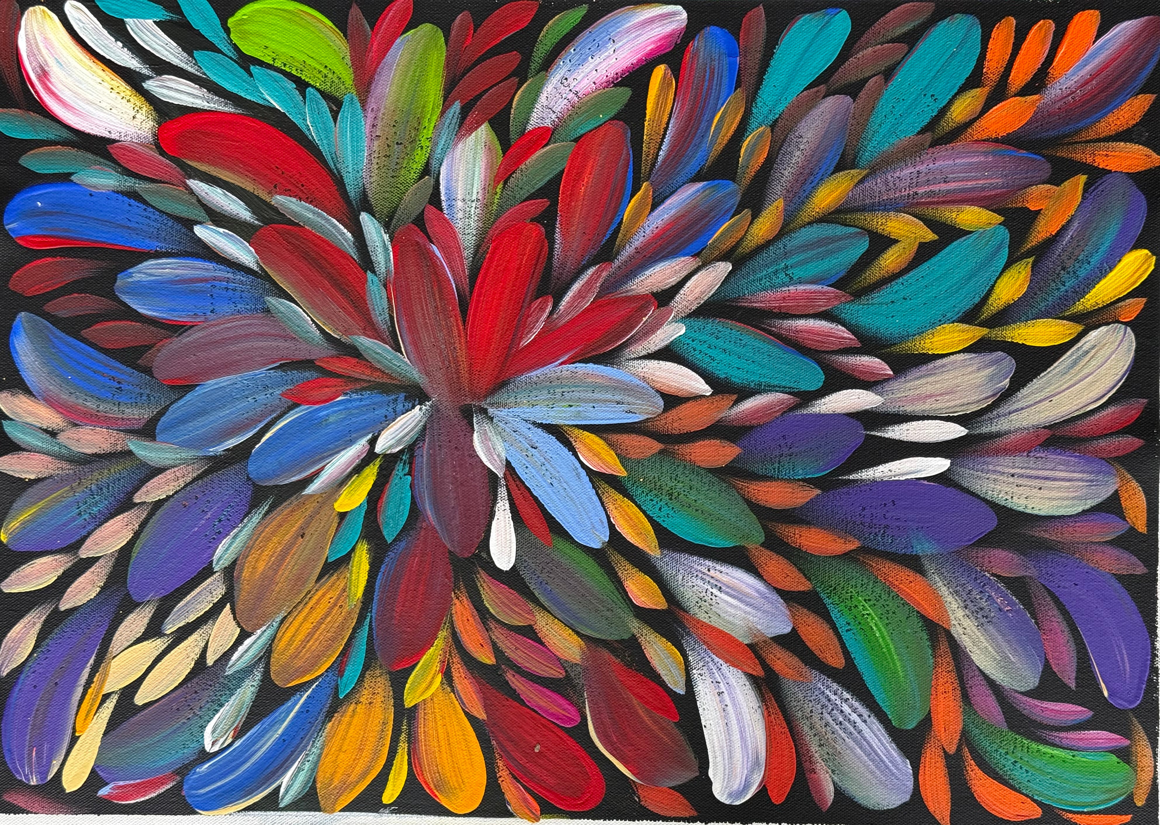 Louise Numina Napananka - Bush Medicine Leaves .57-8