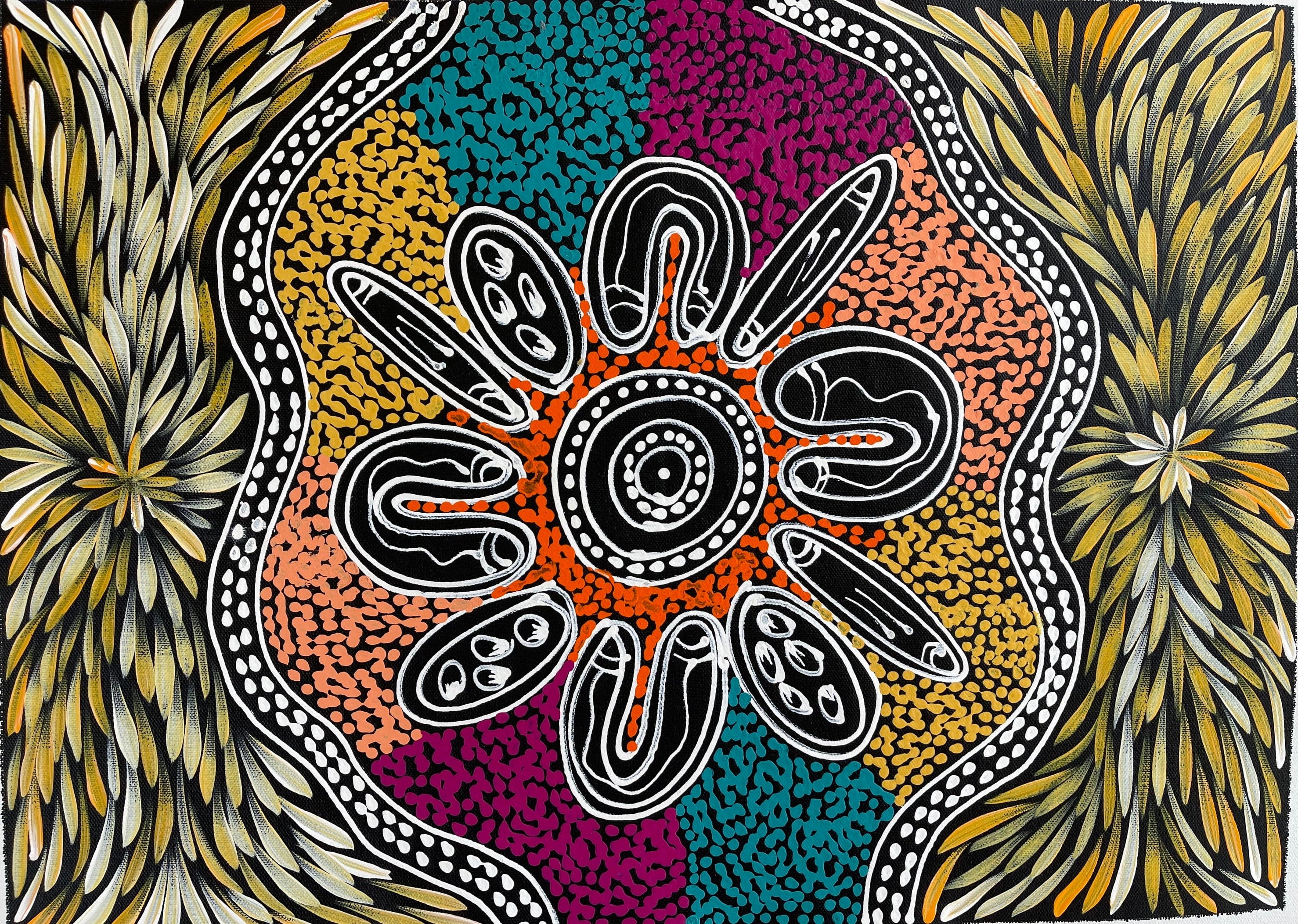 Sharon Numina - My Country - 38x53cm .55-16