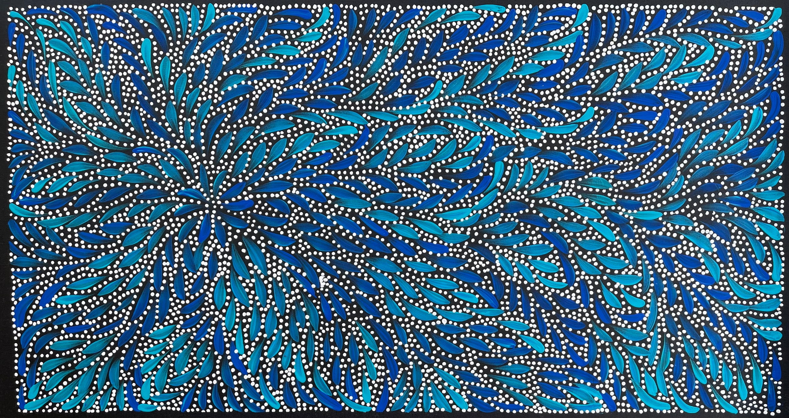 Caroline Numina - Seeded Bush Medicine Leaves - 50x95cm .88-5