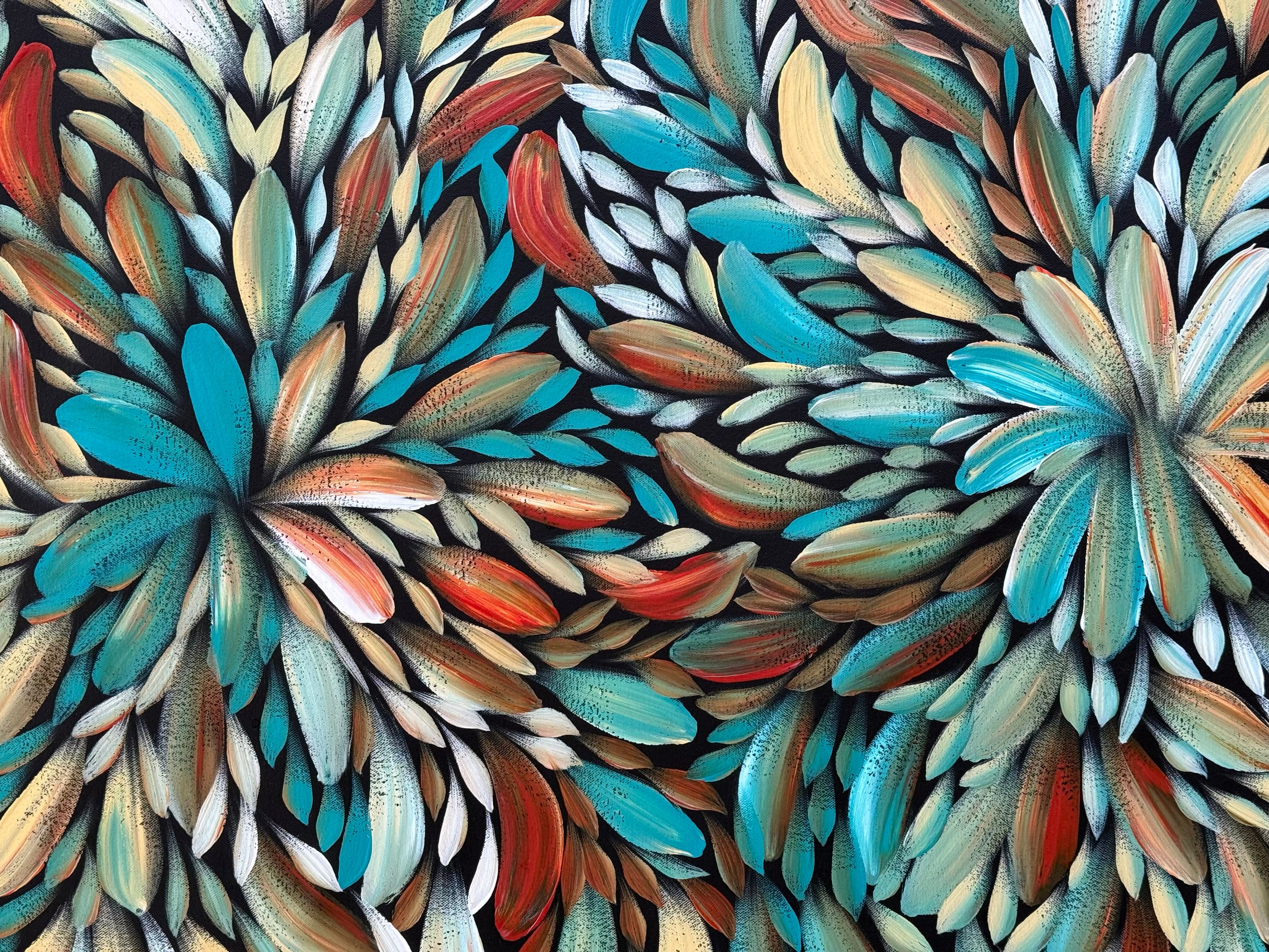 Louise Numina Napananka - Bush Medicine Leaves .42-7