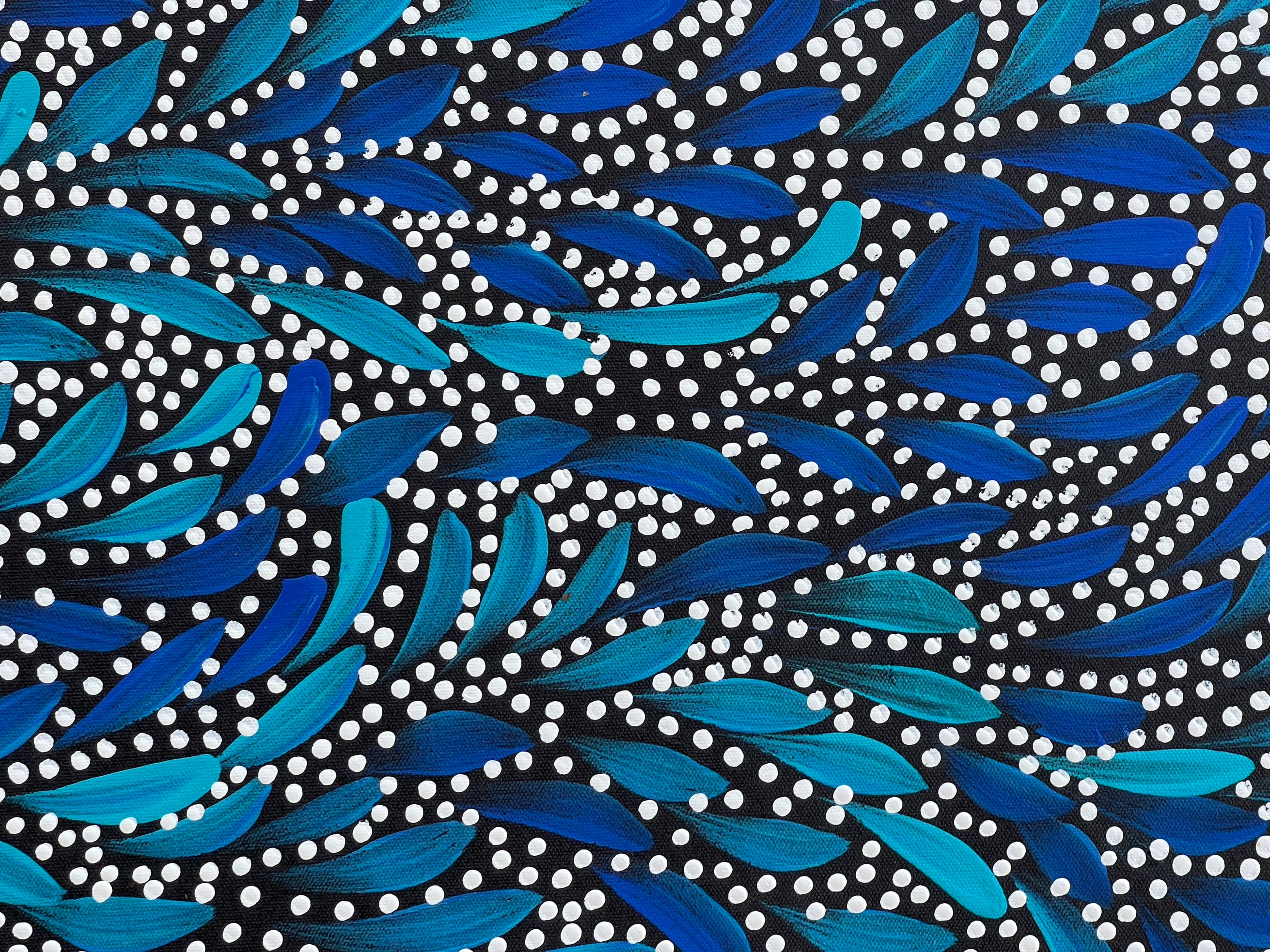 Caroline Numina - Seeded Bush Medicine Leaves - 50x95cm .88-5