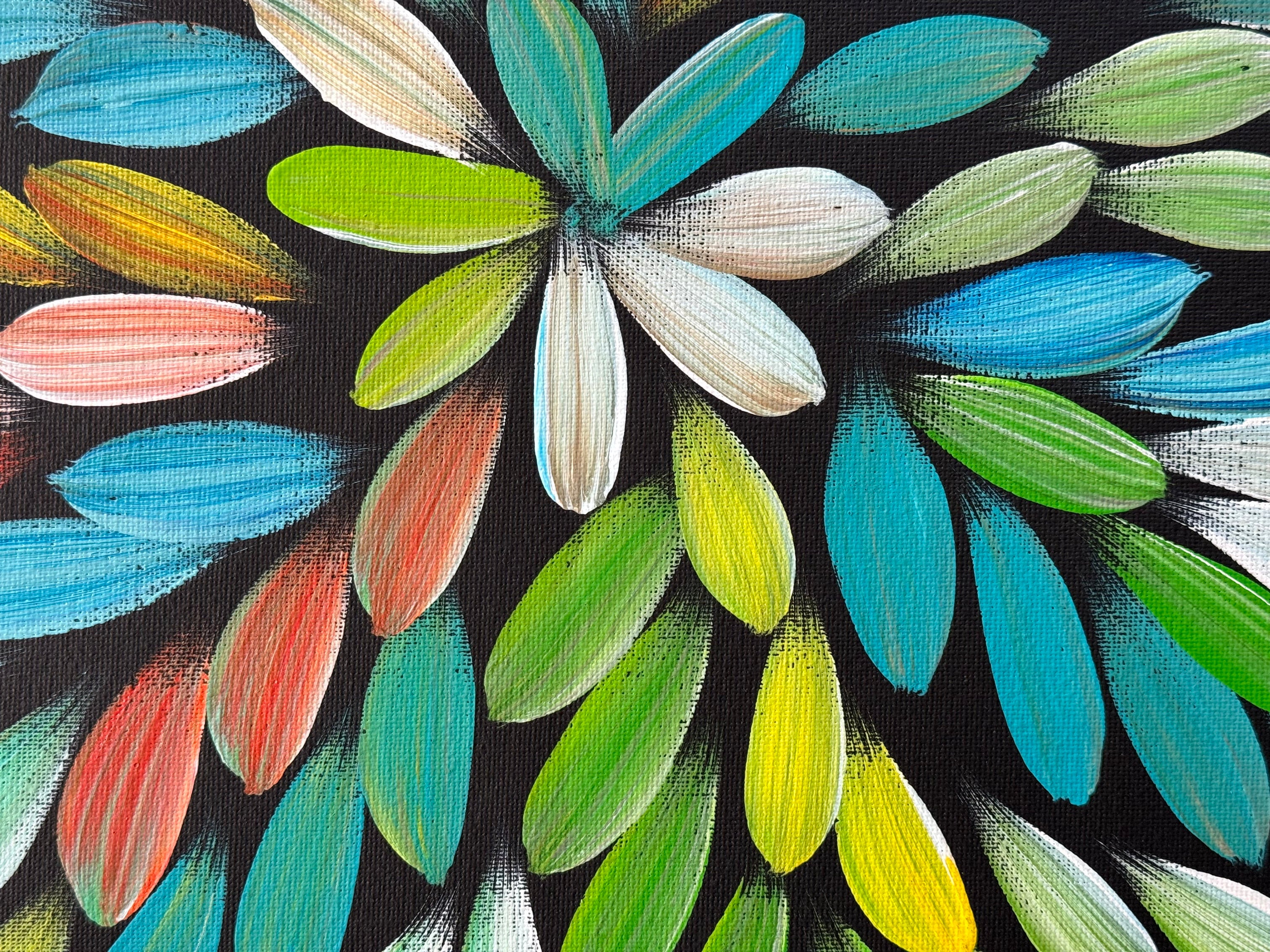 Jacinta Numina Waugh - Bush Medicine Leaves - 36x51cm .75-25