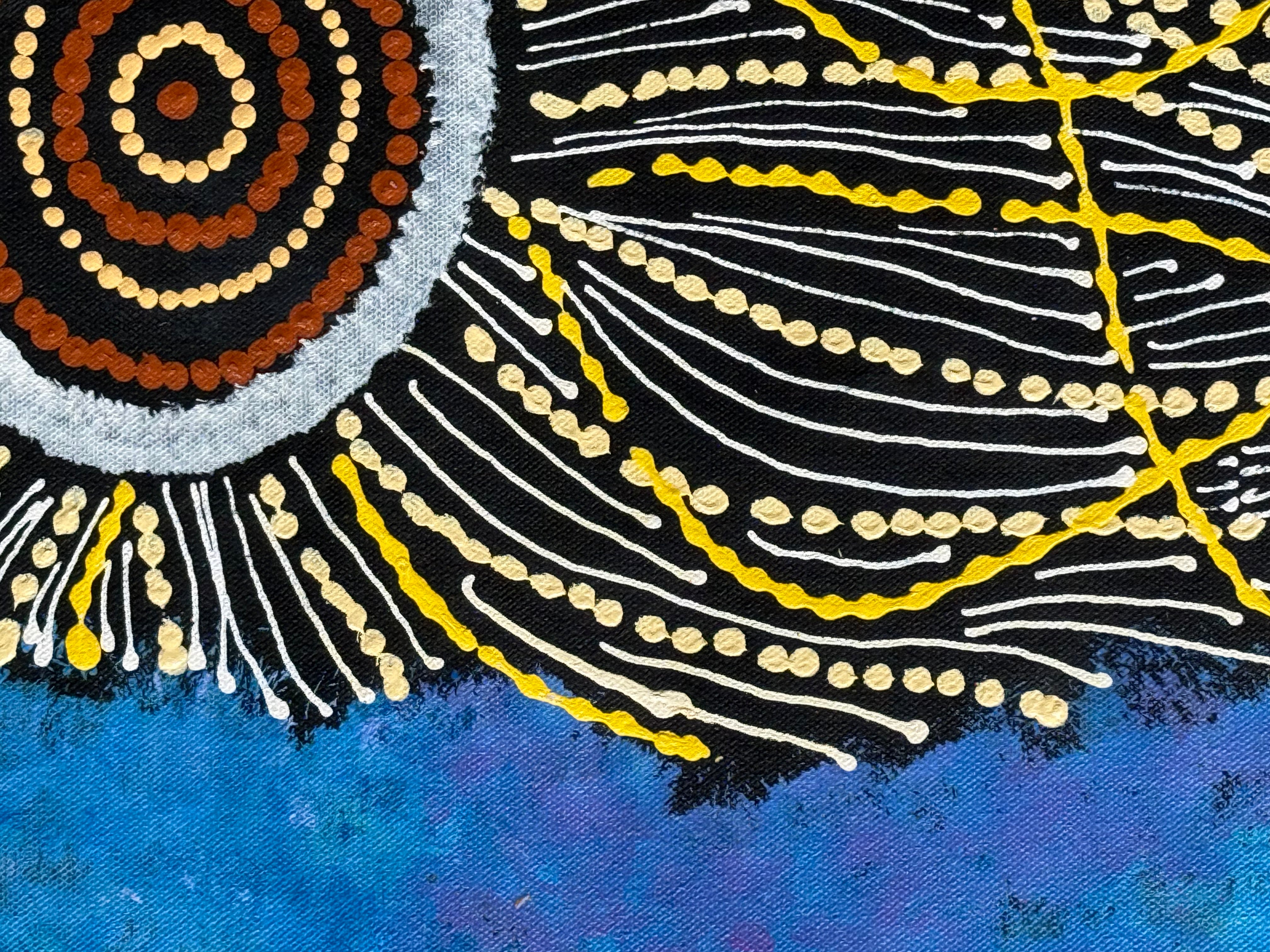 Maria Nampijinpa Brown - Seven Sisters Dreaming .63-7