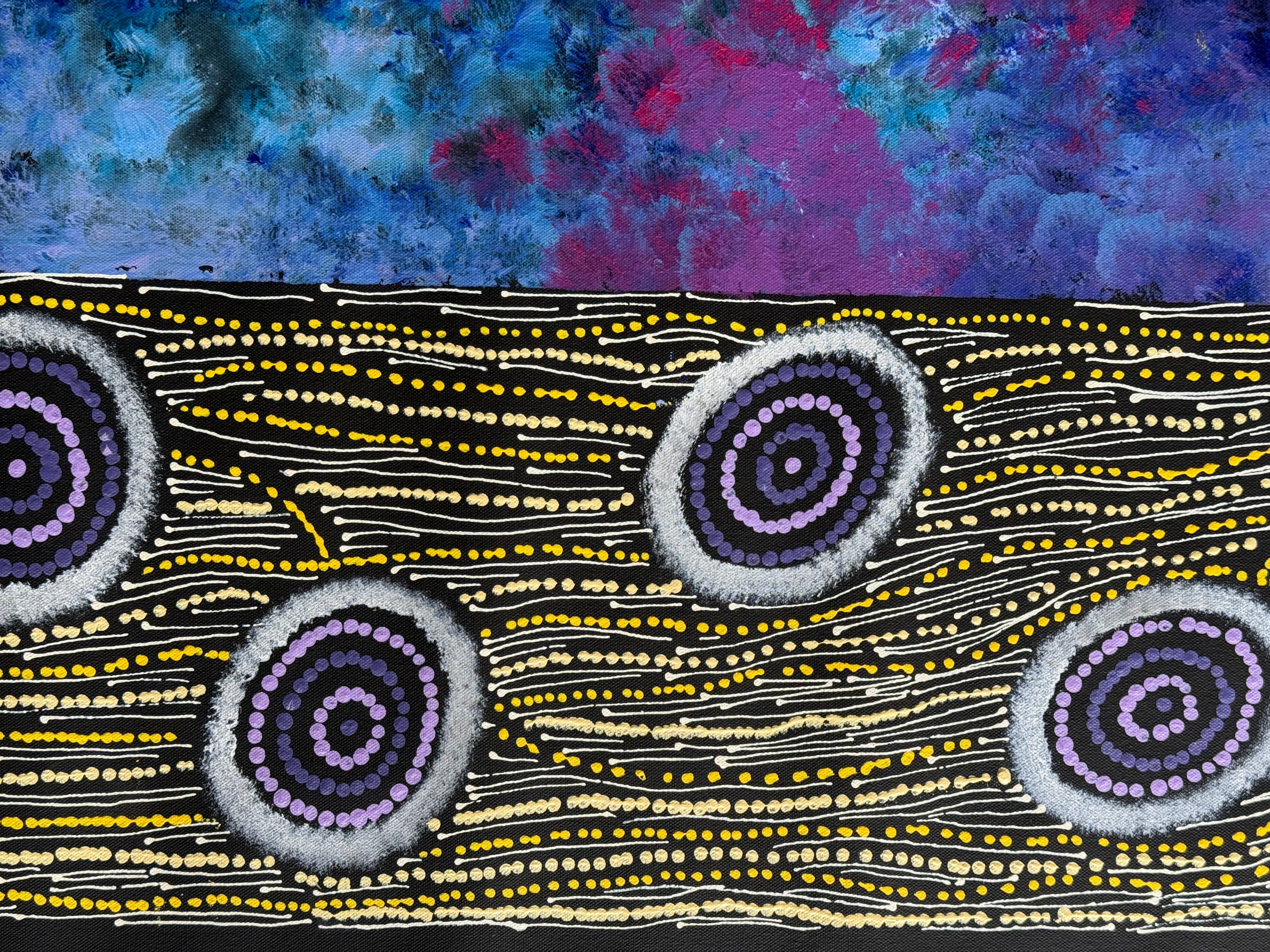 Maria Nampijinpa Brown - Seven Sisters Dreaming .63-5
