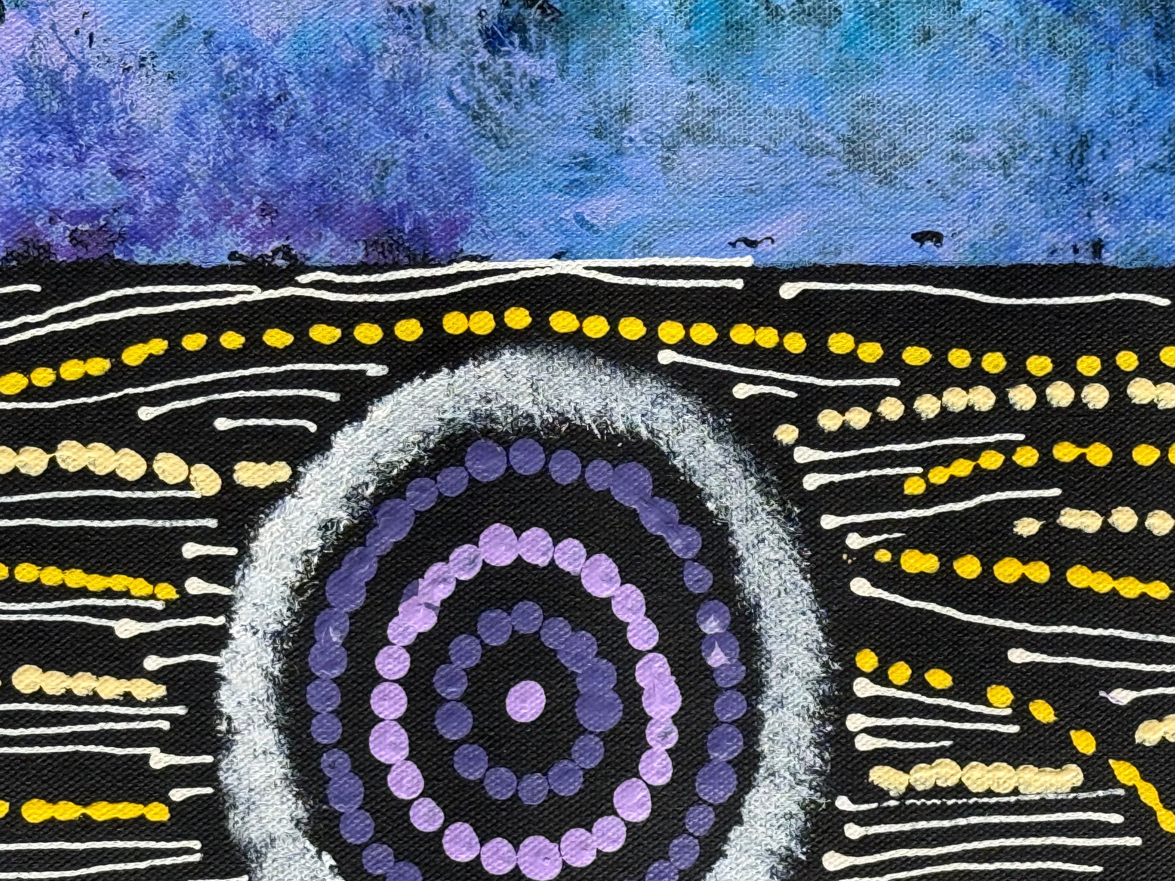 Maria Nampijinpa Brown - Seven Sisters Dreaming .63-5