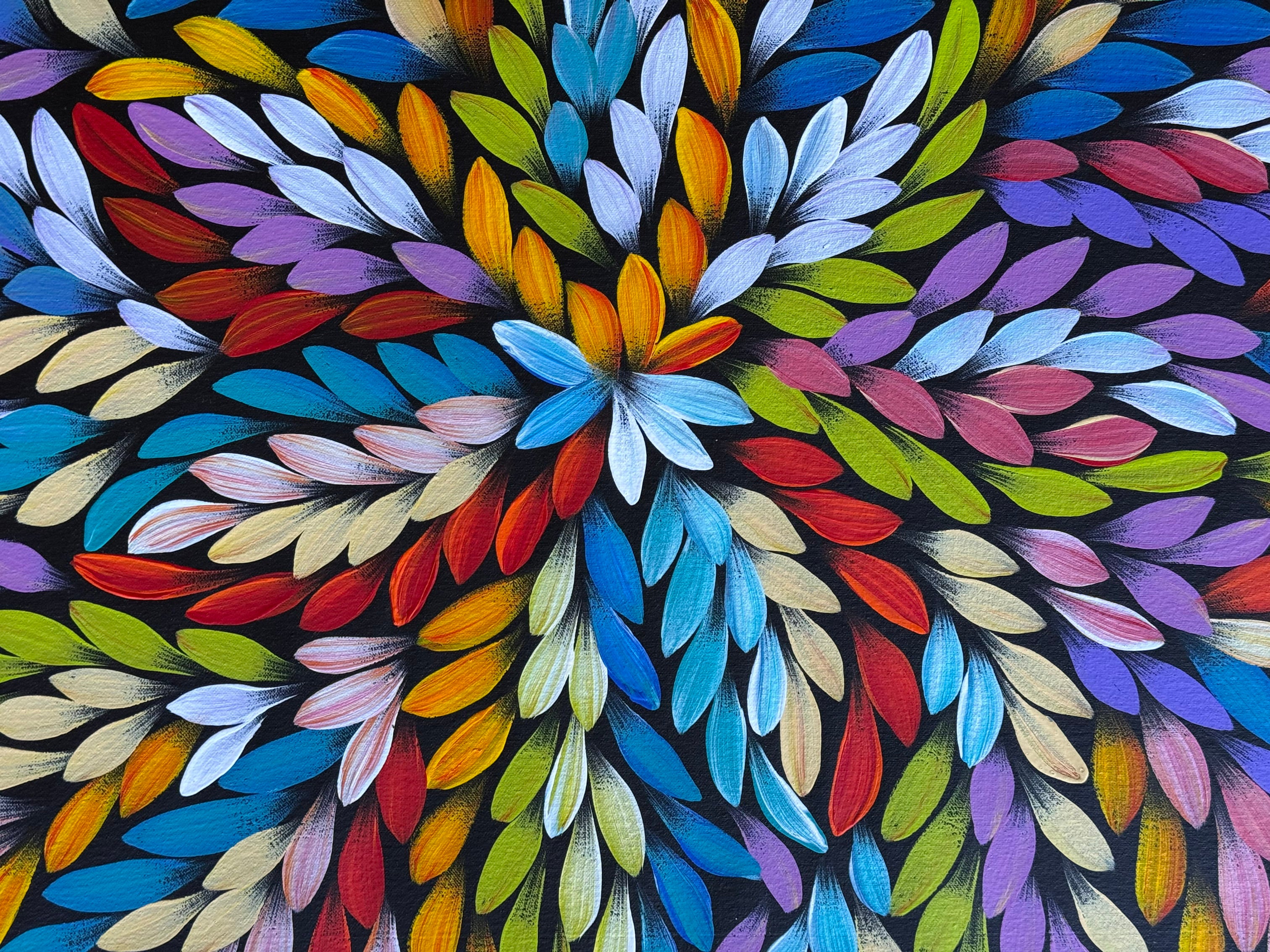 Jacinta Numina Waugh - Bush Medicine Leaves - 98x57cm .87-5