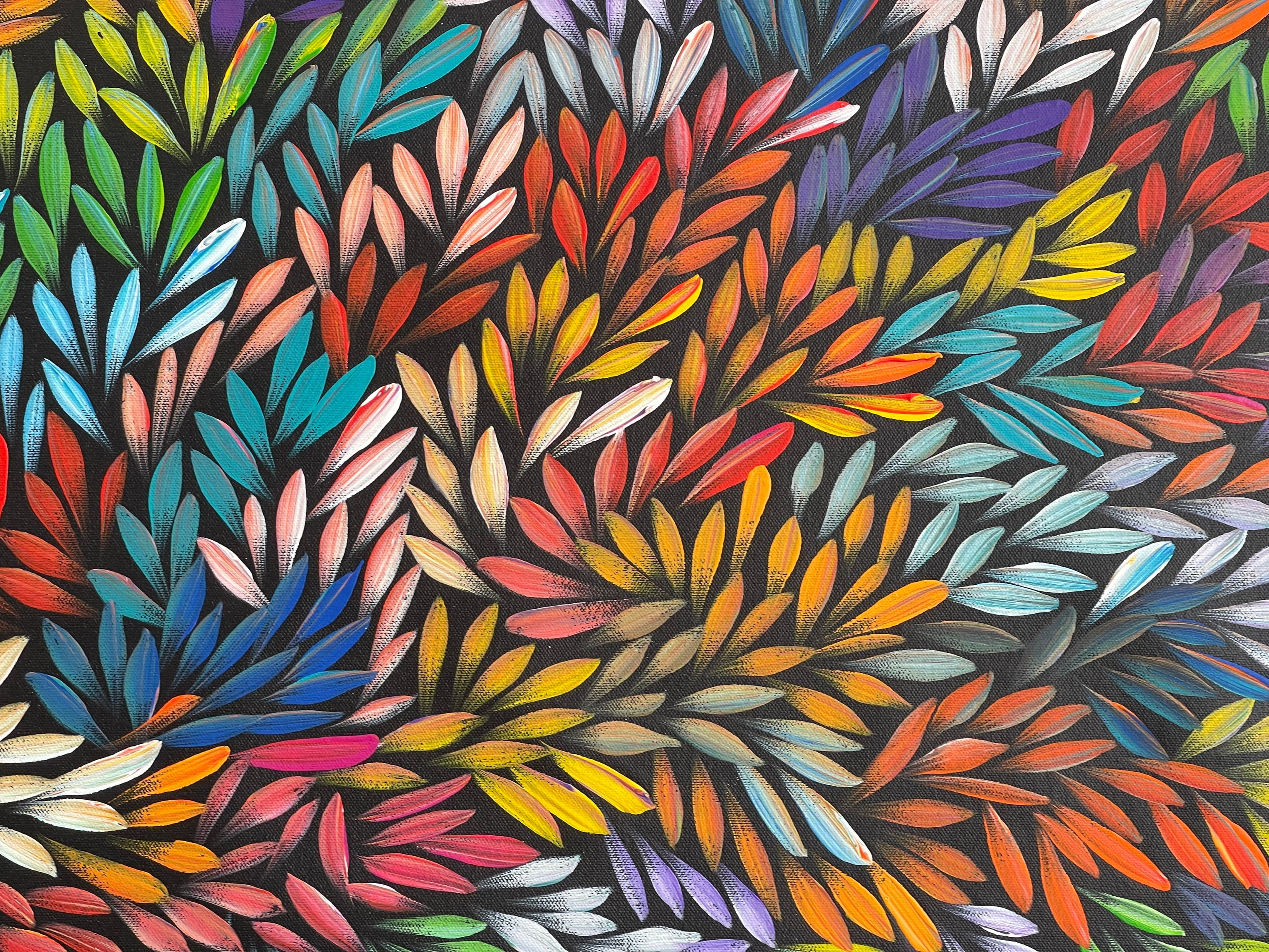 Sharon Numina - Bush Medicine Leaves - 147x88cm .55-22