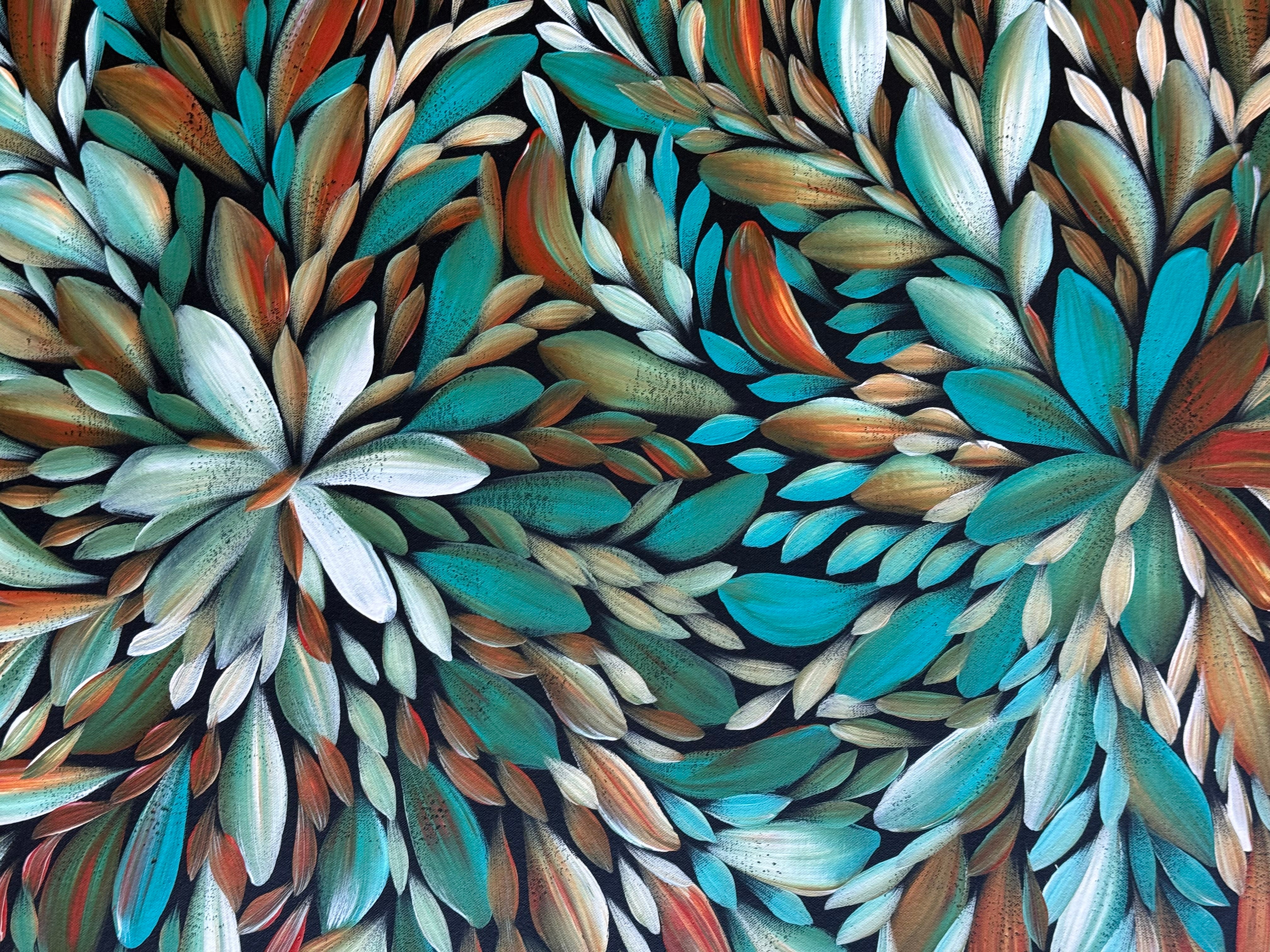 Louise Numina Napananka - Bush Medicine Leaves .86-14