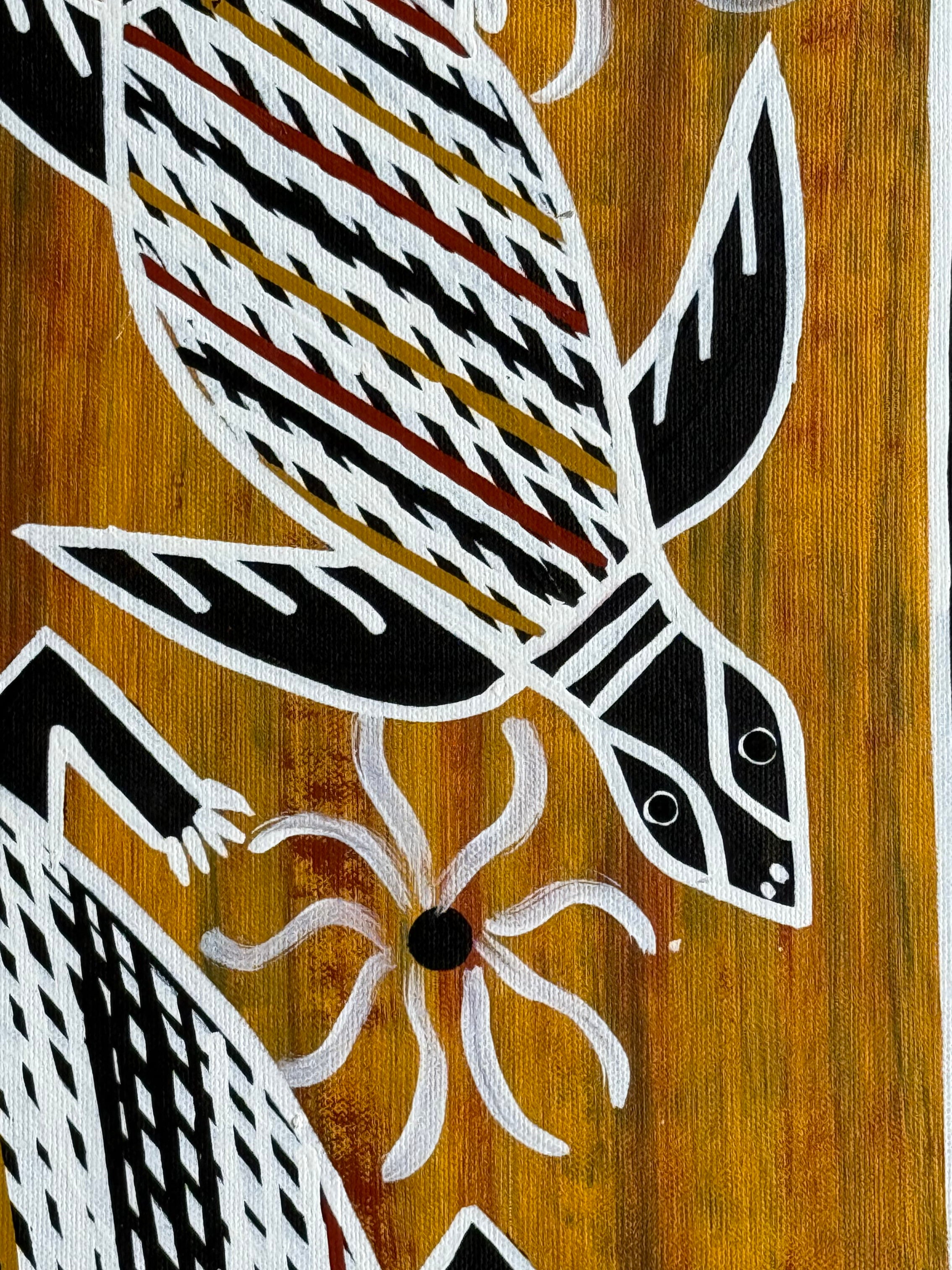 Christine Burarrwanga - Crocodile, Dugong and Turtle .01-8