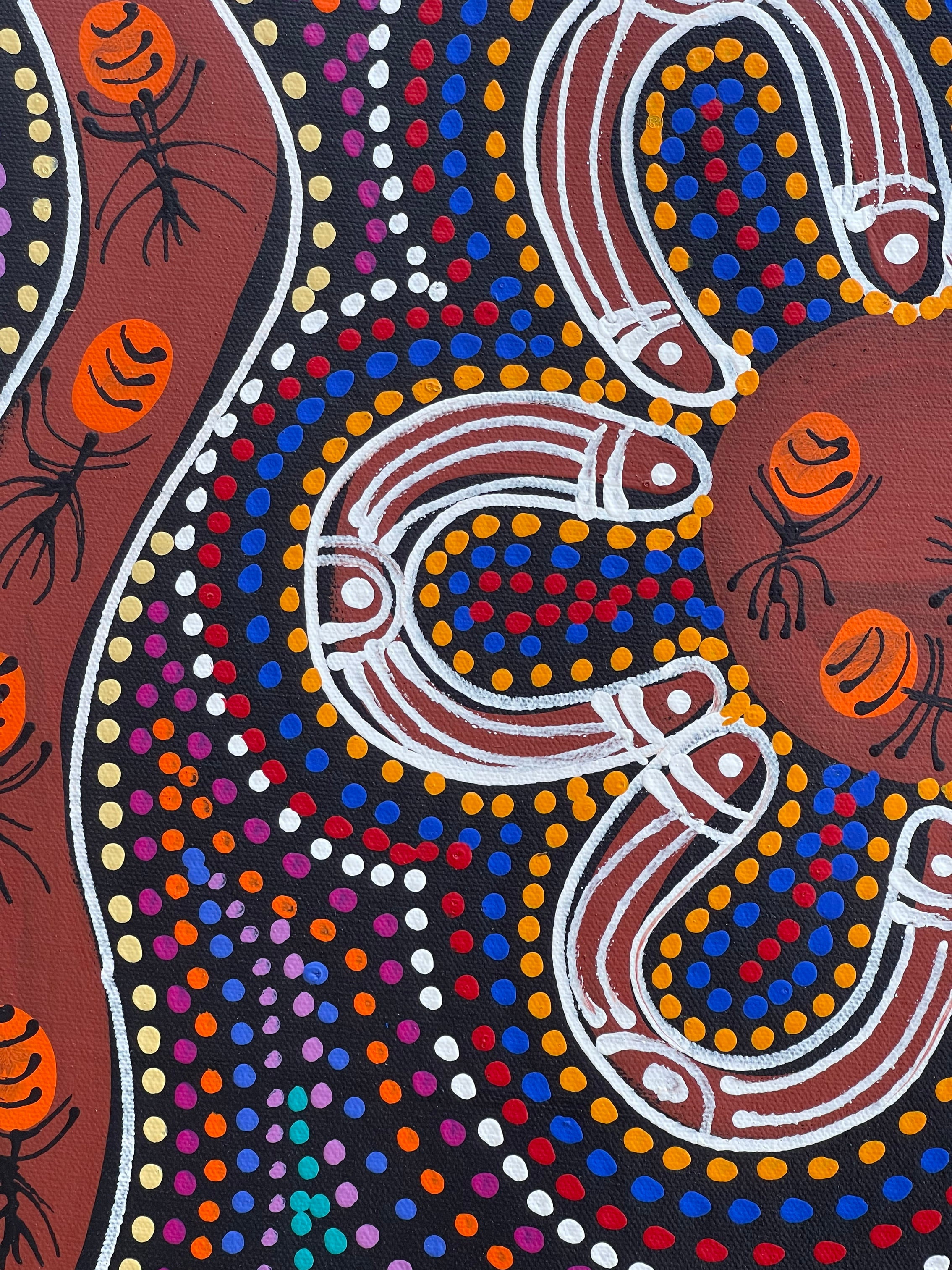 Selina Numina Kamprina - Women Digging For Honey Ants - 48x49cm .48-4