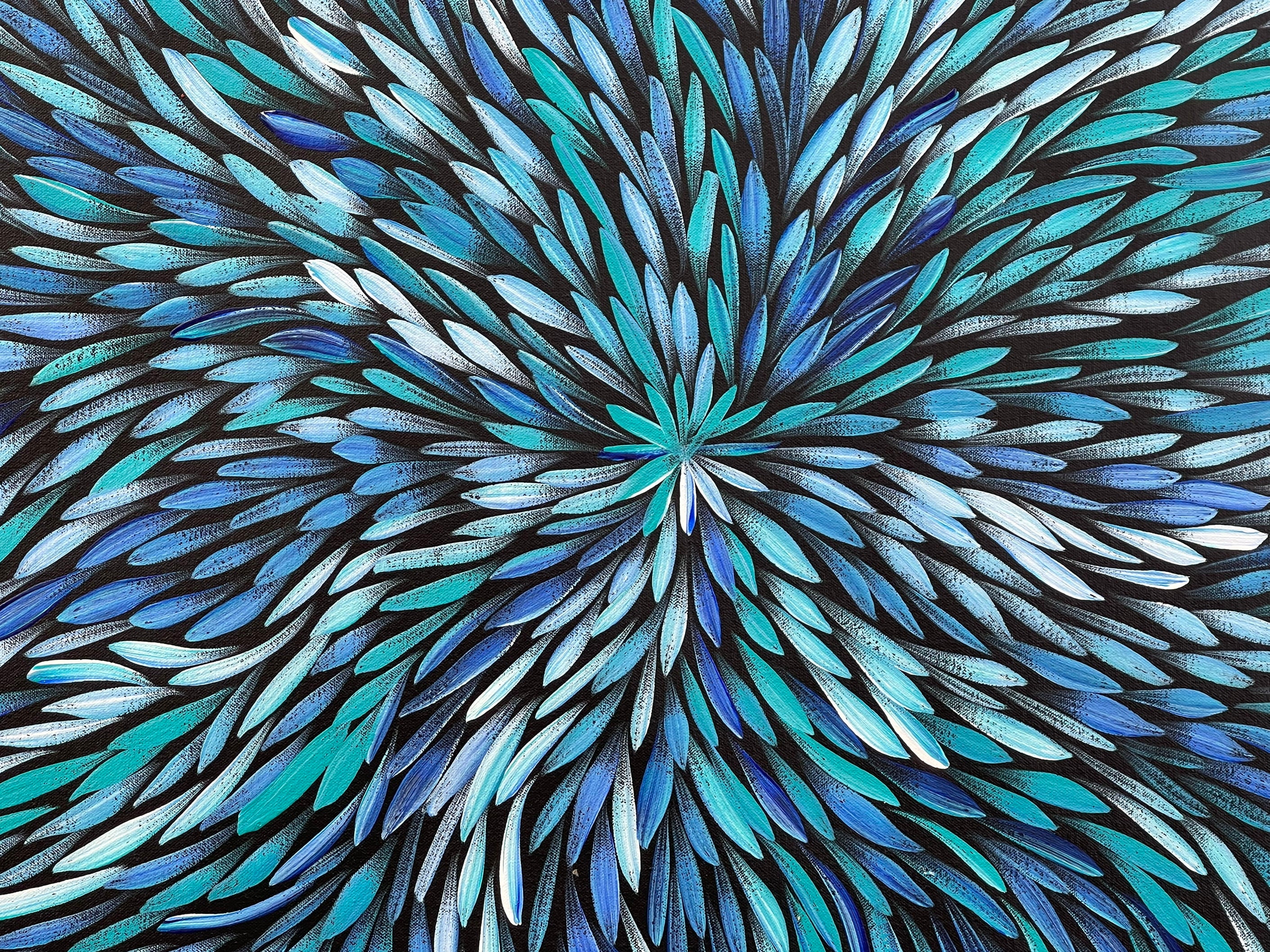 Sharon Numina - Bush Medicine Leaves - 129x91cm .20-11
