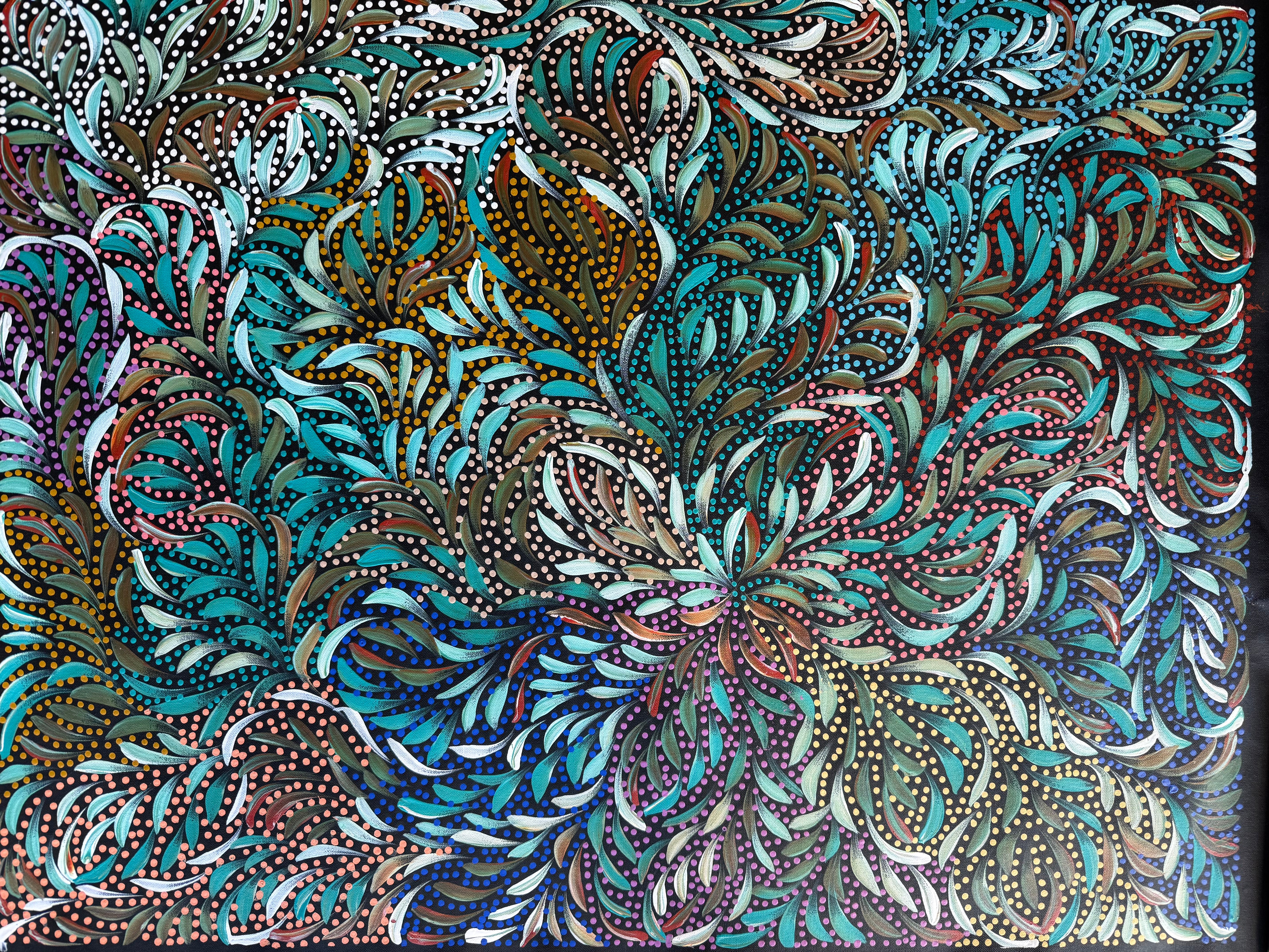 Caroline Numina - Seeded Bush Medicine Leaves .13-13