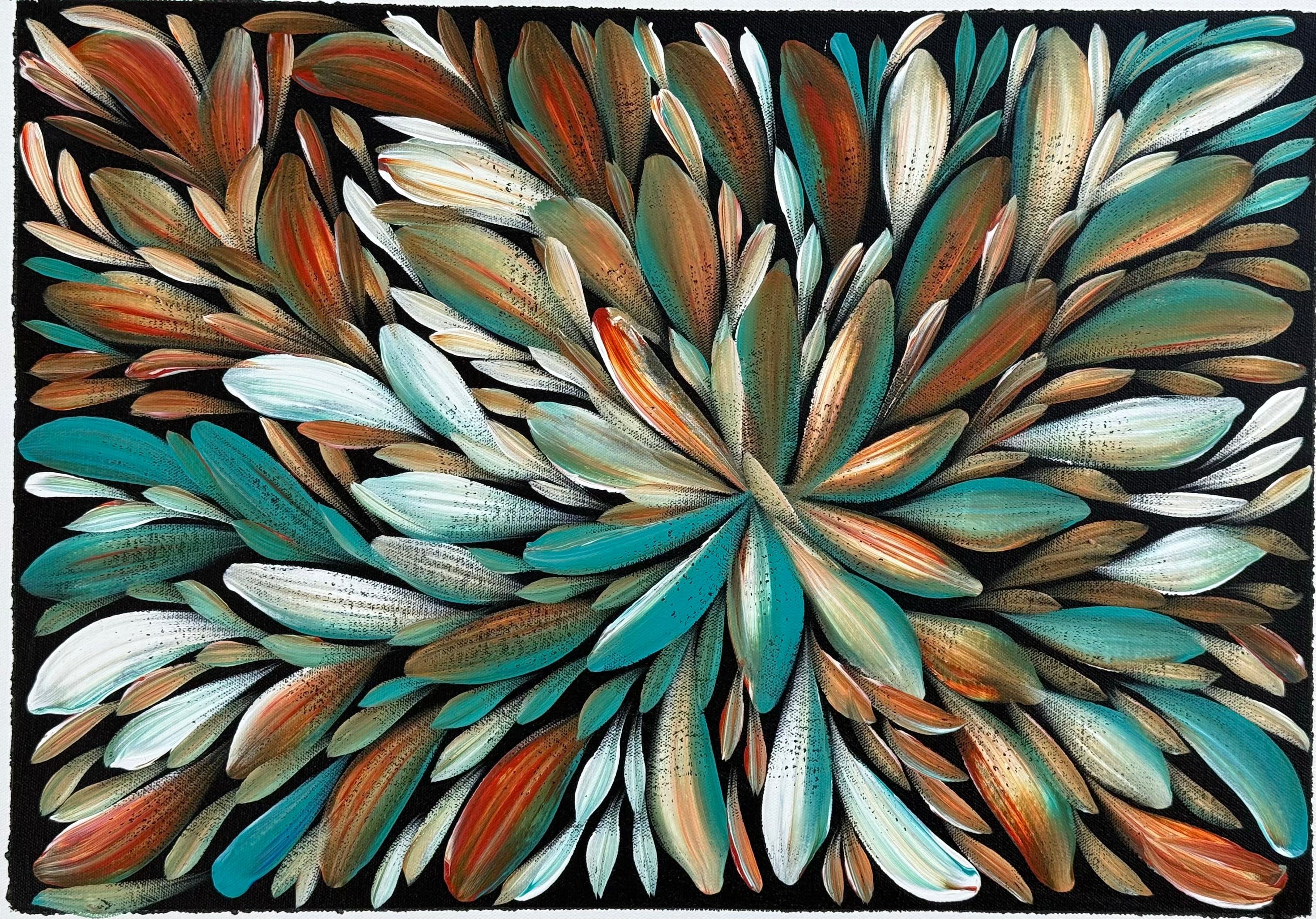 Louise Numina Napananka - Bush Medicine Leaves .60-1