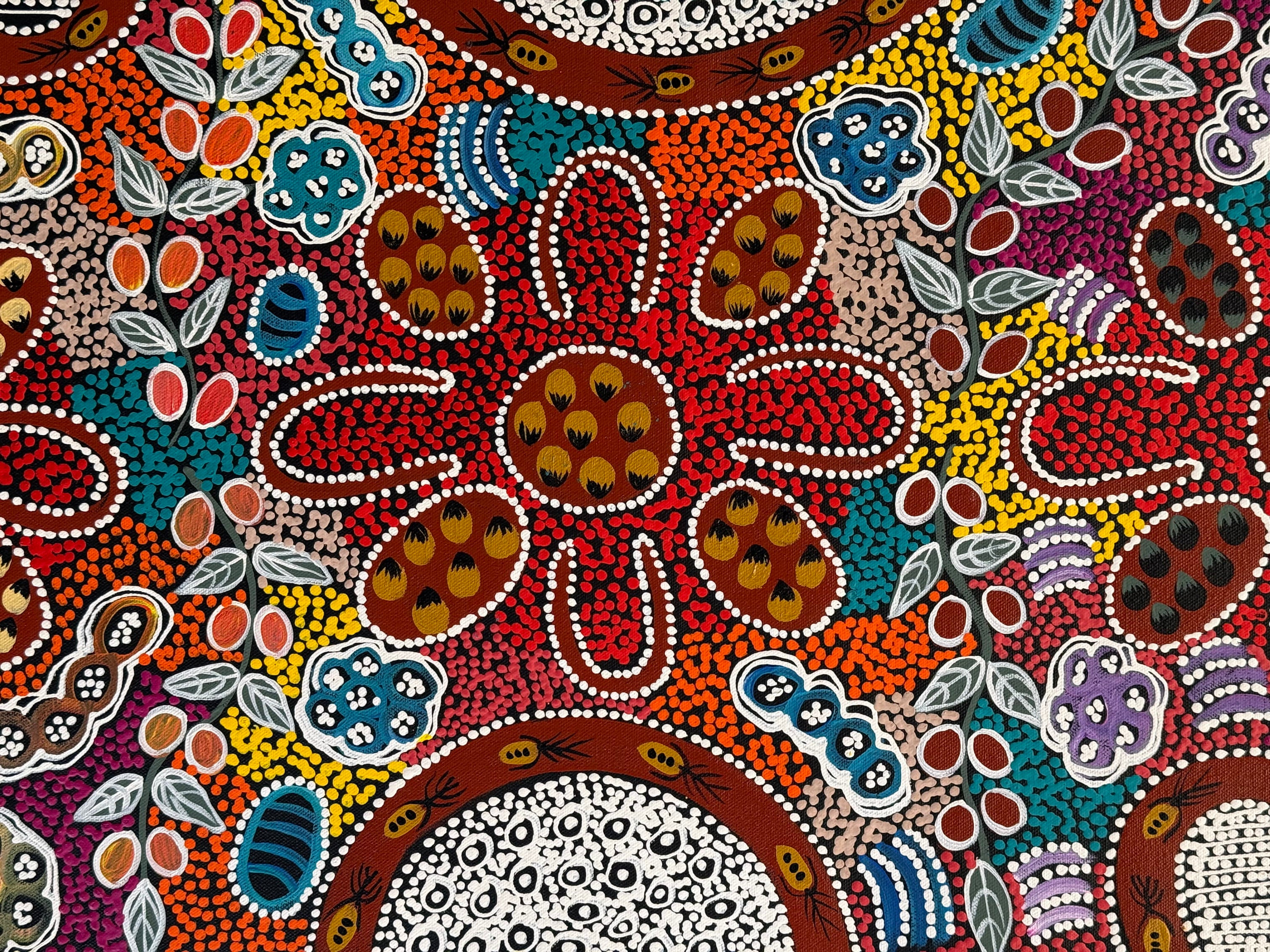 Lanita Numina - Women Collect Bush Tuckers - 46x96cm .03-1