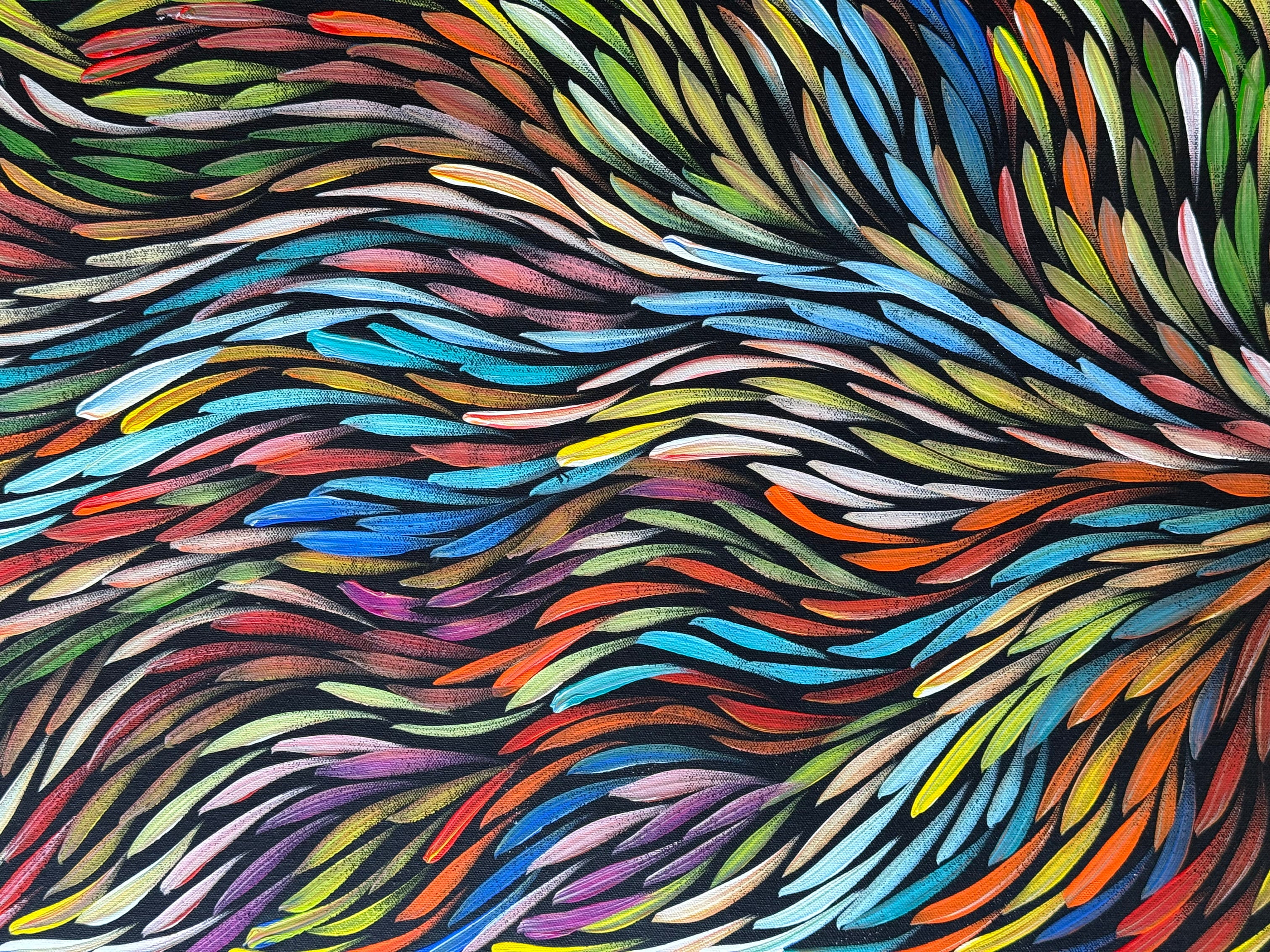 Sharon Numina - Bush Medicine Leaves - 153x43cm .14-4