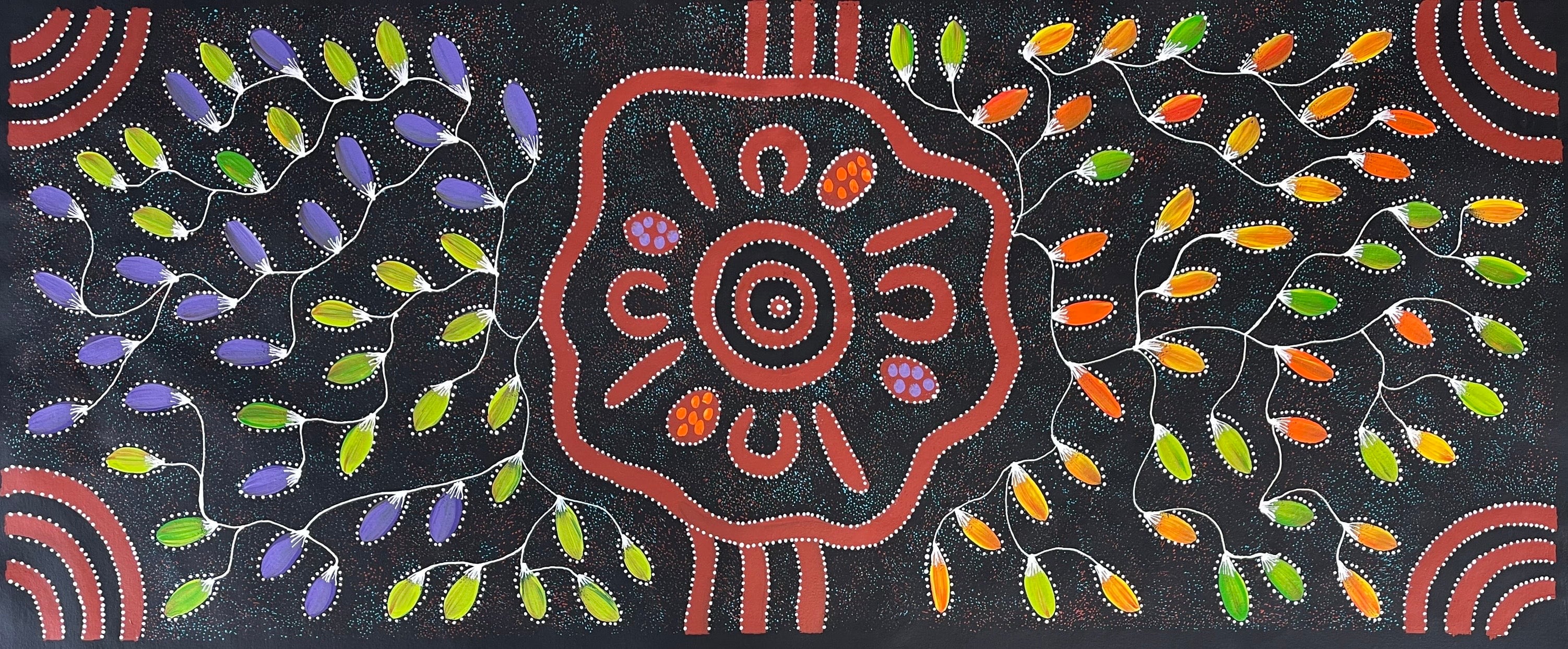 Jacinta Numina Waugh - Women Collecting Bush Tuckers .75-1