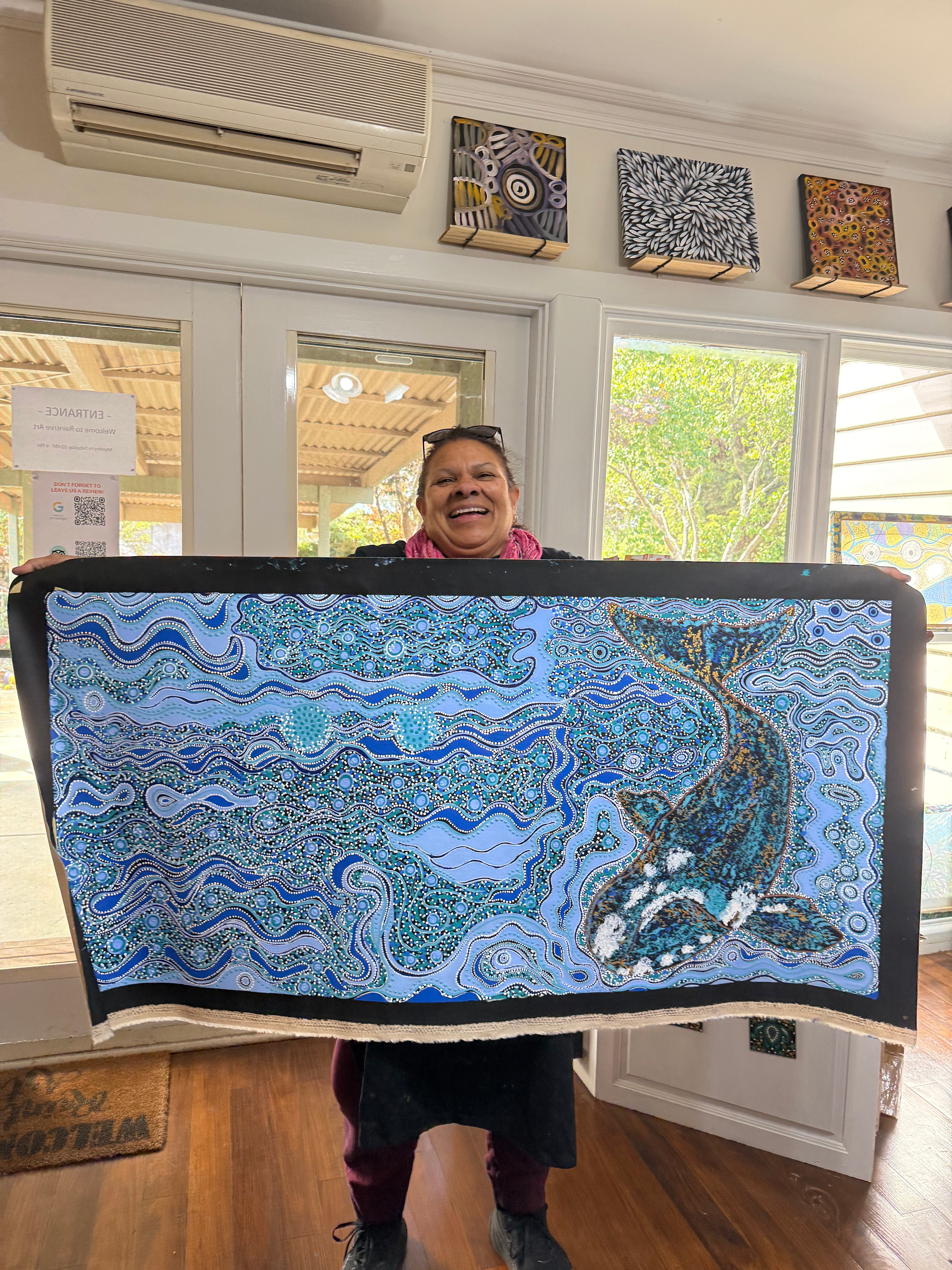 Deidre Burgoyne Rosier - Whale Dreaming in the Great Australian Bight .34-11