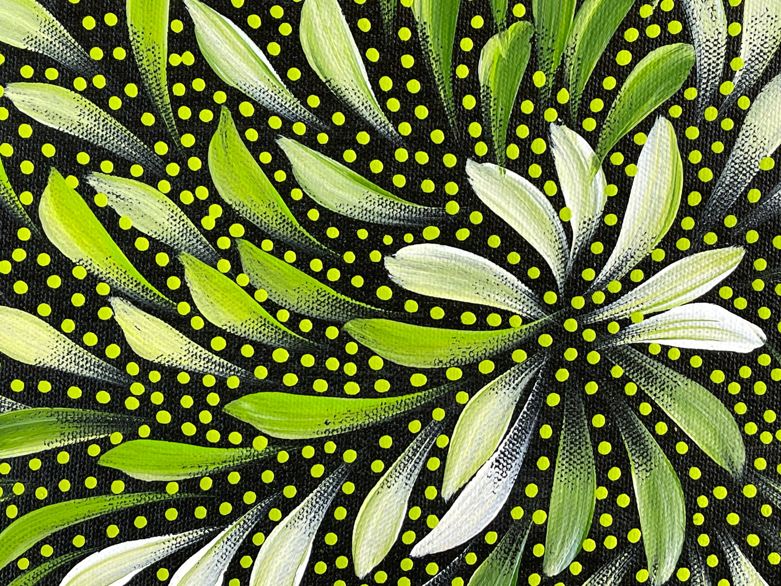 Caroline Numina - Bush Medicine Leaves with Seeds - 44x34cm .25-12