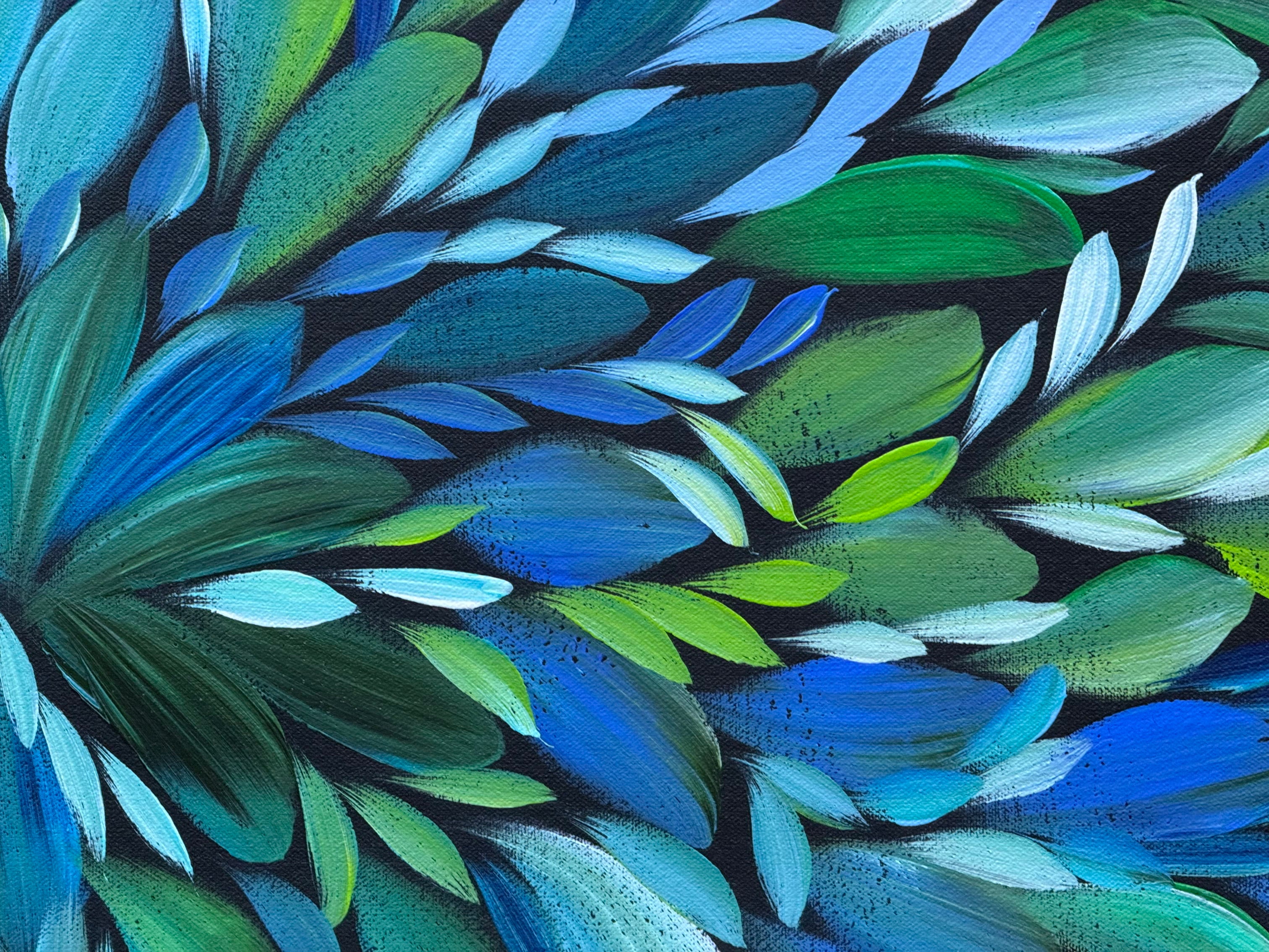Louise Numina Napananka - Bush Medicine Leaves - 76x66cm .24-18