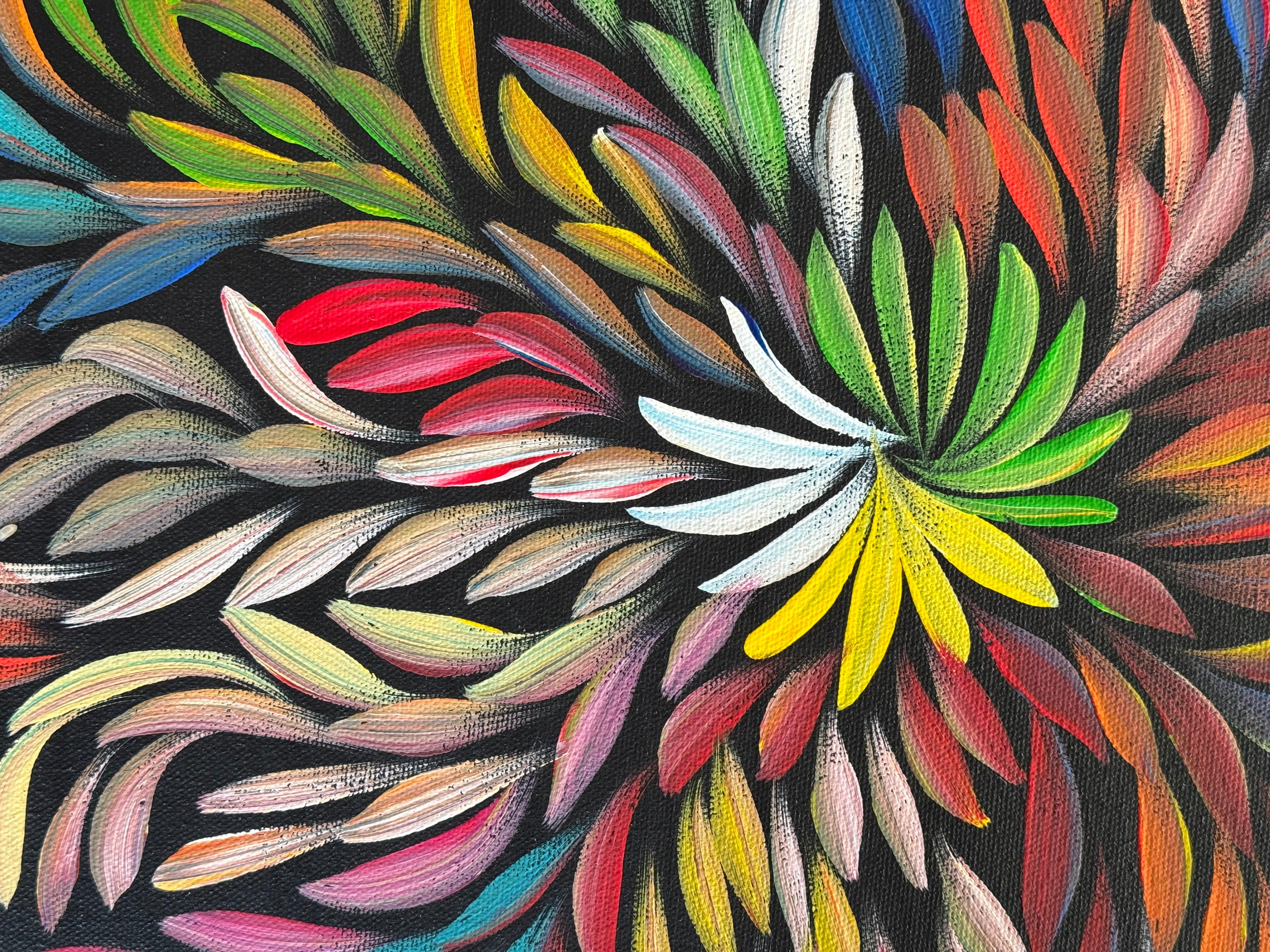 Louise Numina Napananka - Bush Medicine Leaves - 36x51cm .81-19