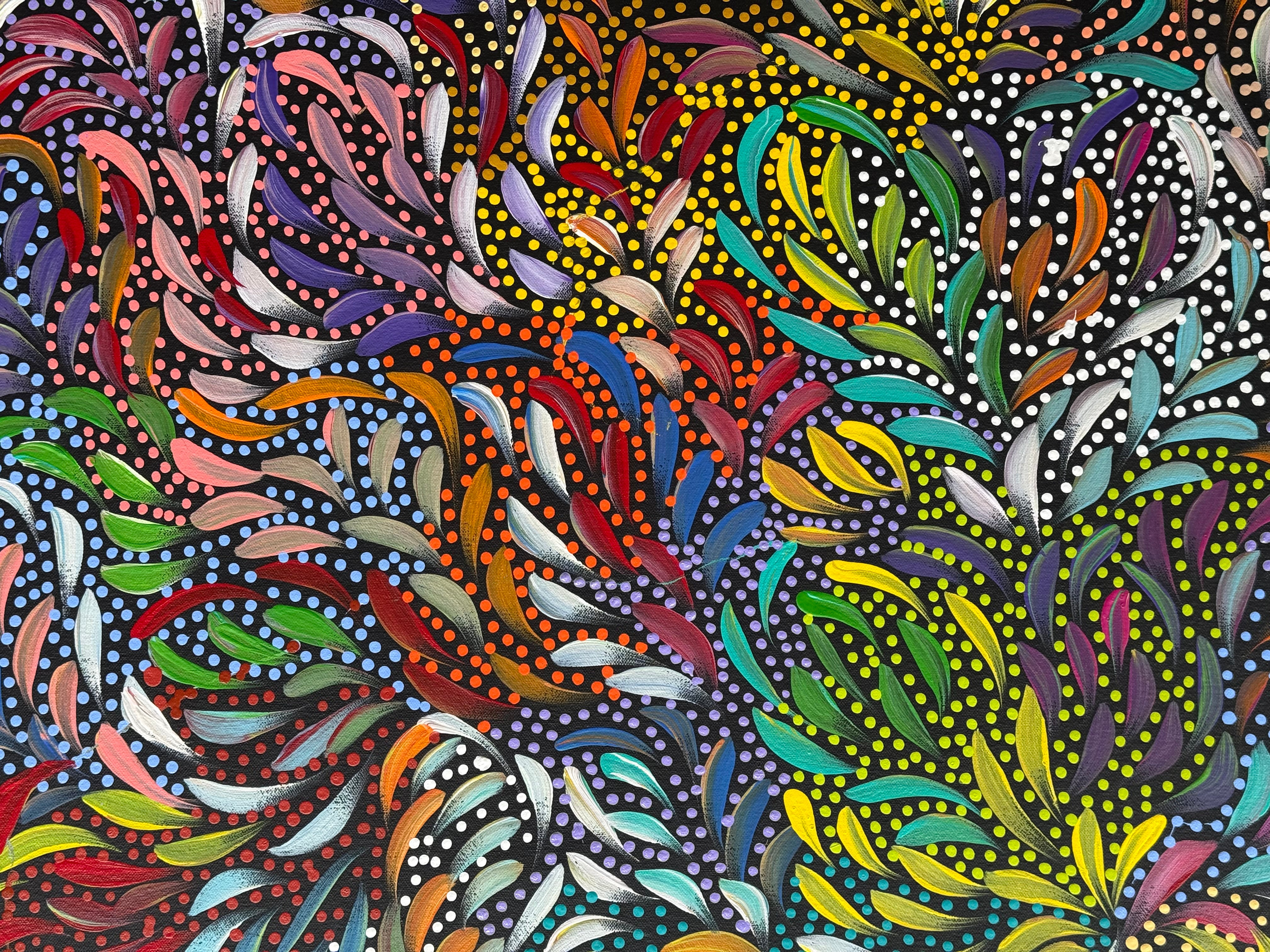 Caroline Numina - Seeded Bush Medicine Leaves .87-3