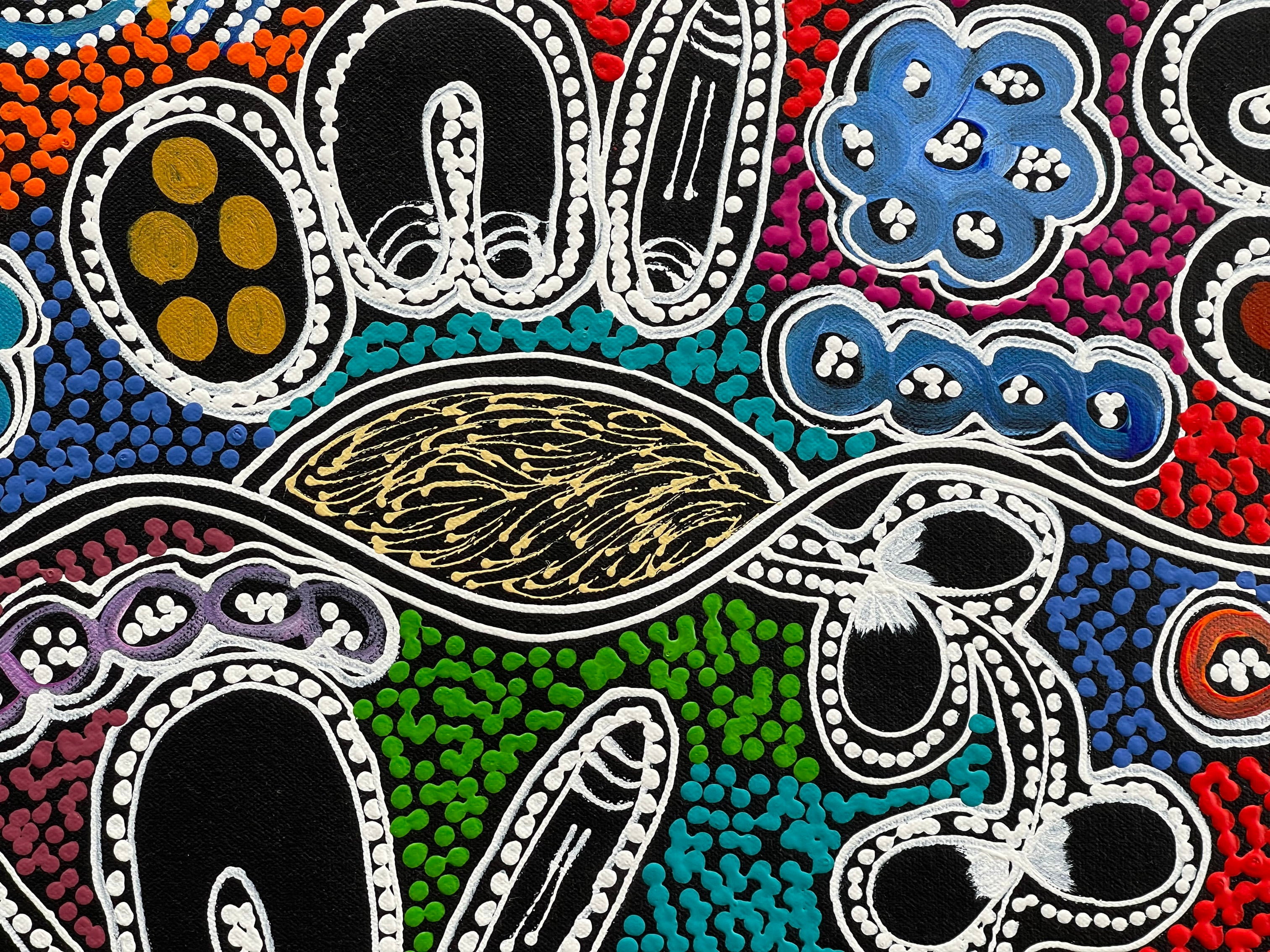 Lanita Numina - Women Collect Bushtuckers - 142x67cm .77-14