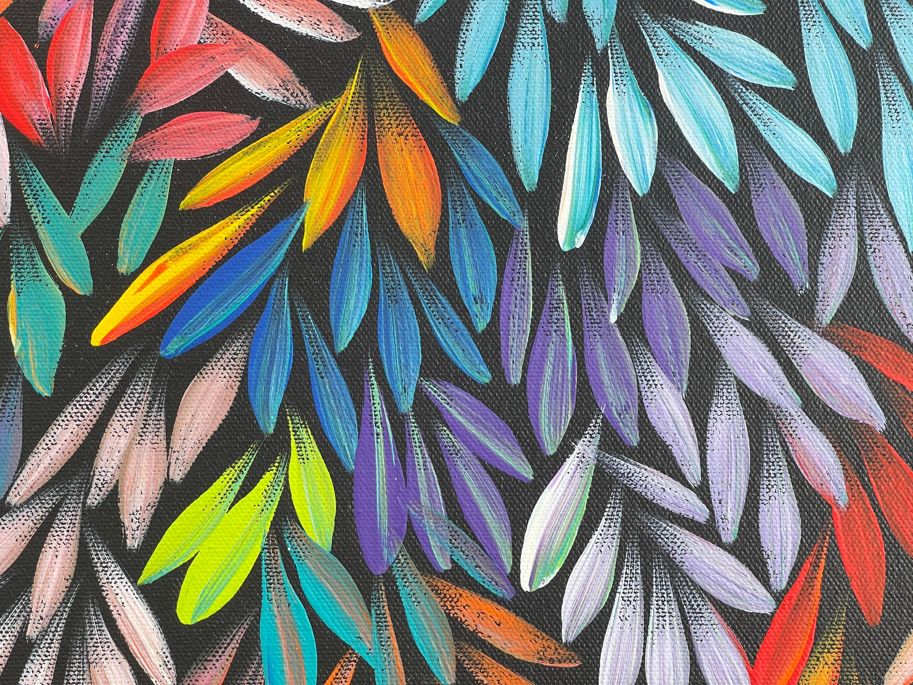 Sharon Numina - Bush Medicine Leaves - 147x88cm .55-22