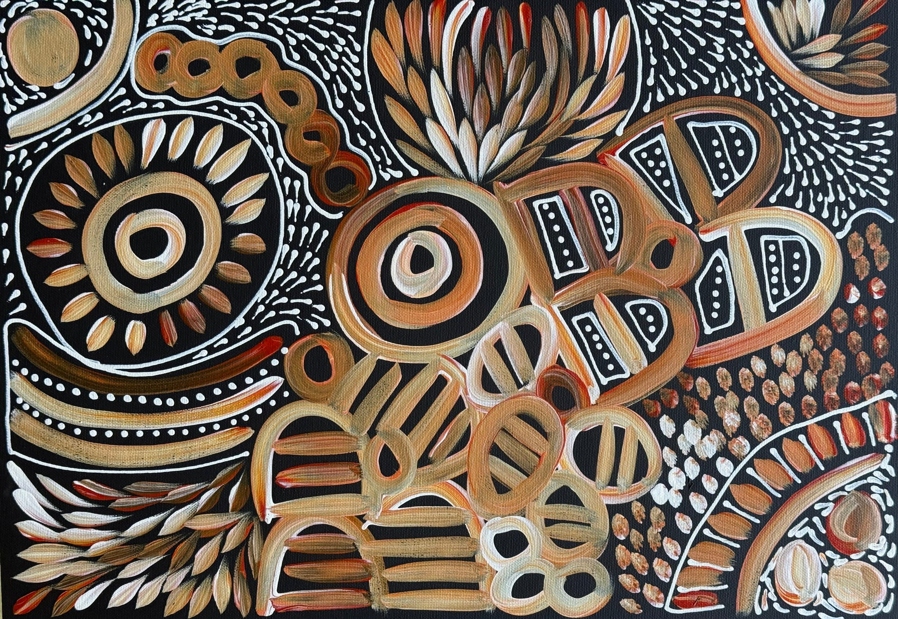 Louise Numina Napananka - Dreamtime - 35x51cm .24-17