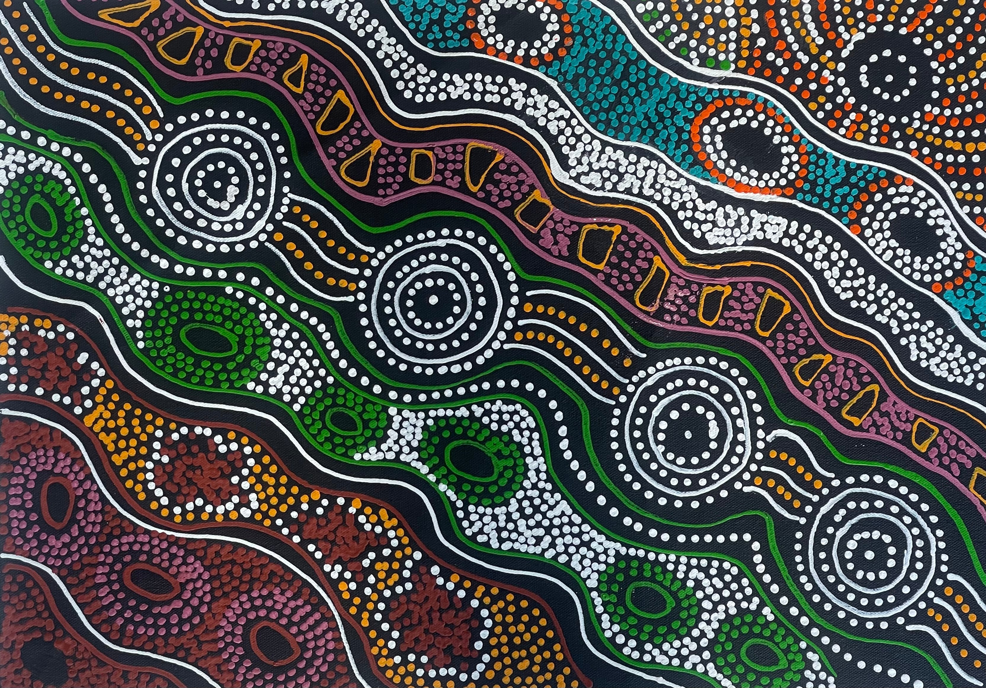 Louise Numina Napananka - Emu Dreaming .20-4