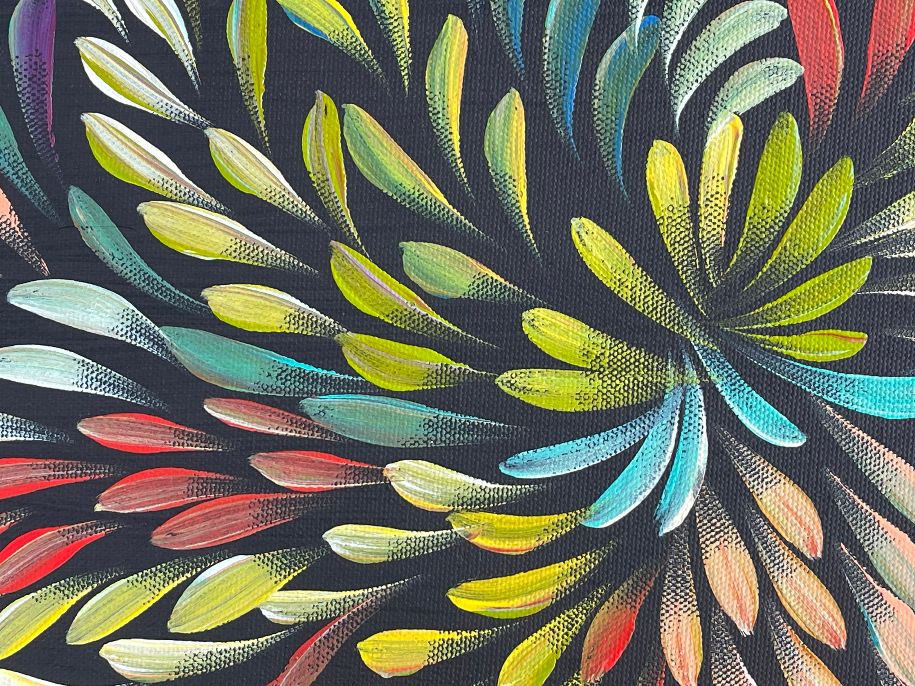 Caroline Numina - Bush Medicine Leaves - 43x33cm .31-4