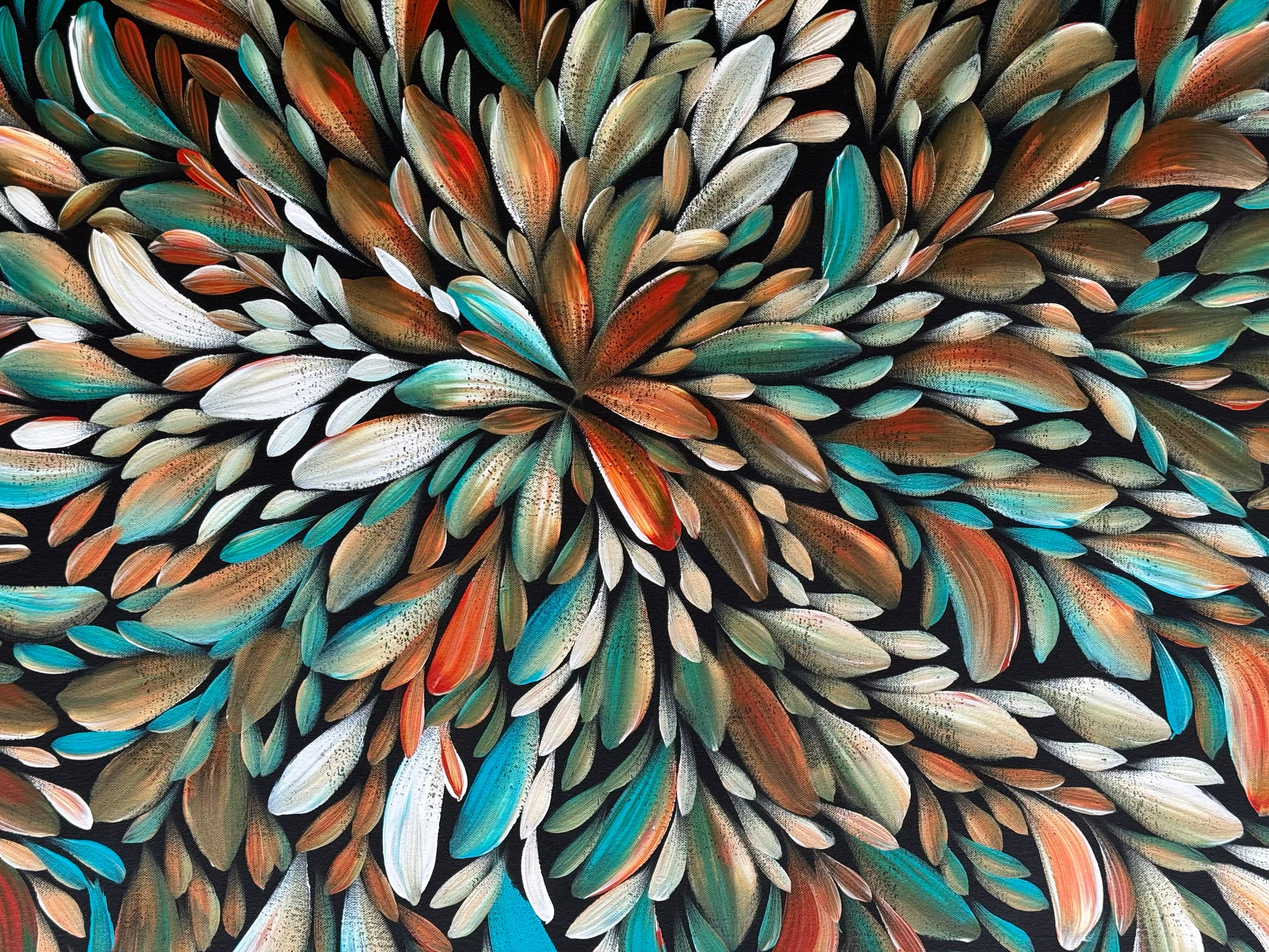 Louise Numina Napananka - Bush Medicine Leaves .57-42